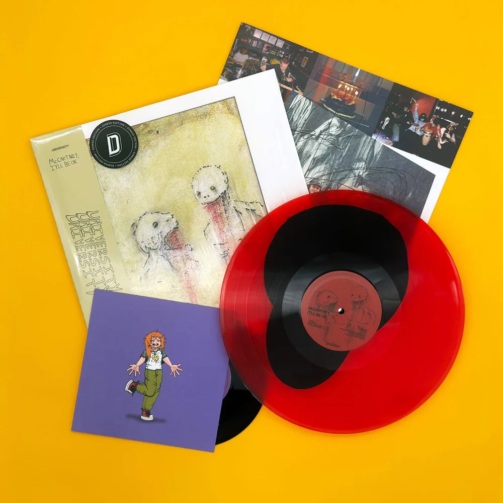 UNIVERSITY - McCARTNEY, IT’LL BE OK - DINKED EDITION HALF BLACK HALF RED VINYL LP