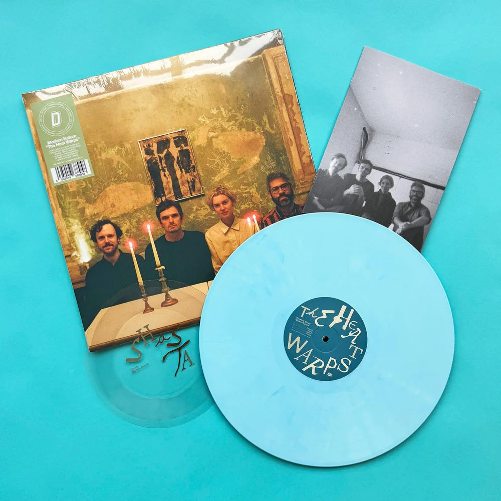 MODERN NATURE - THE HEAT WARPS - DINKED EDITON SKY BLUE MARBLE VINYL LP