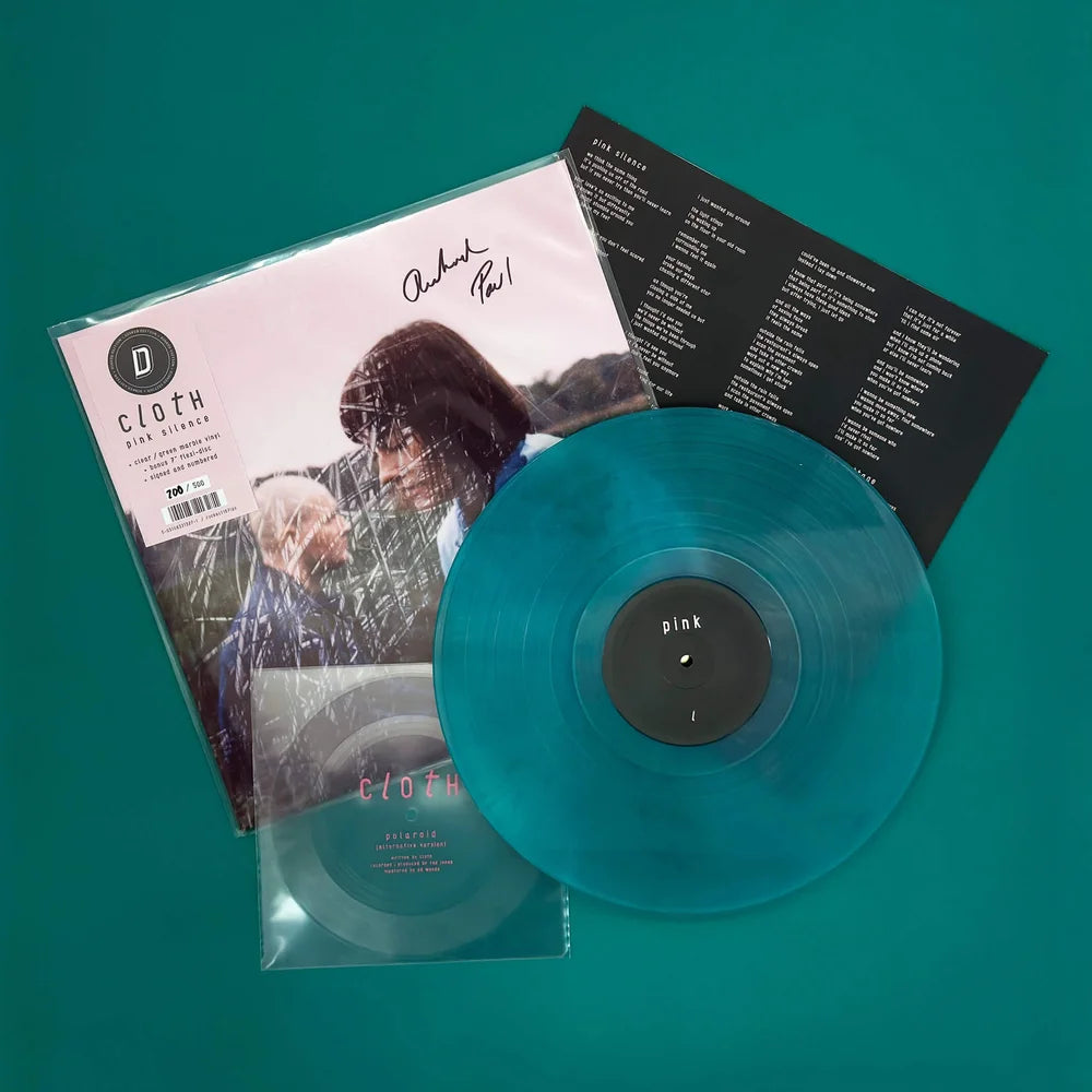 CLOTH - PINK SILENCE - DINKED EDITION CLOUDY CLEAR & MARBLE COLOUR VINYL LP