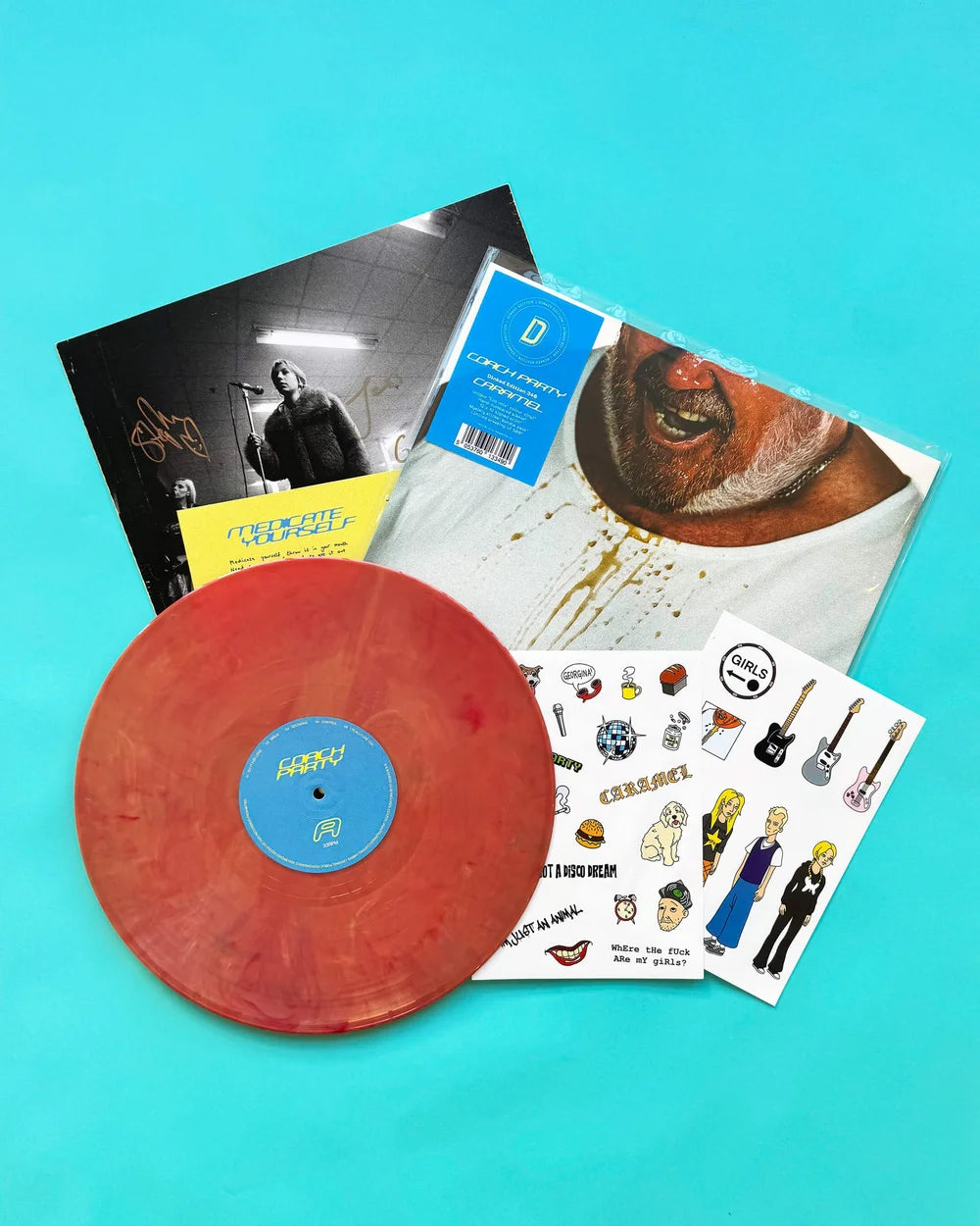 COACH PARTY - CARAMEL - DINKED EDITION UNIQUE ECOMIX VINYL LP