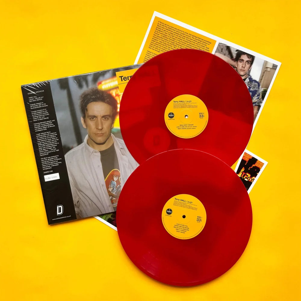 TERRY HALL - LAUGH - DINKED ARCHIVE EDITION RED VINYL 2LP