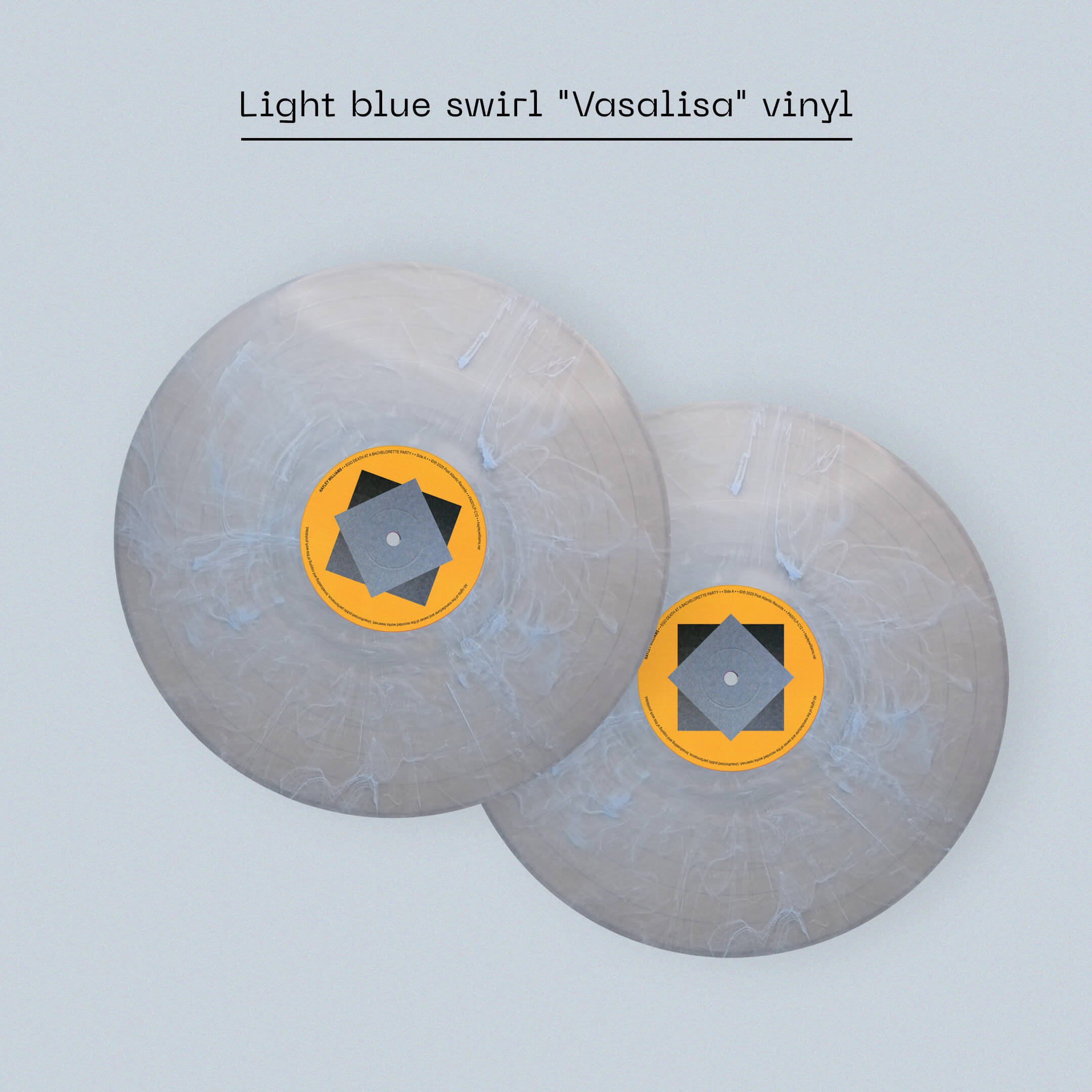 HAYLEY WILLIAMS - EGO DEATH AT A BACHELORETTE PARTY - DINKED HEAVY ROTATION EDITION BLUE SWIRL 2LP VINYL