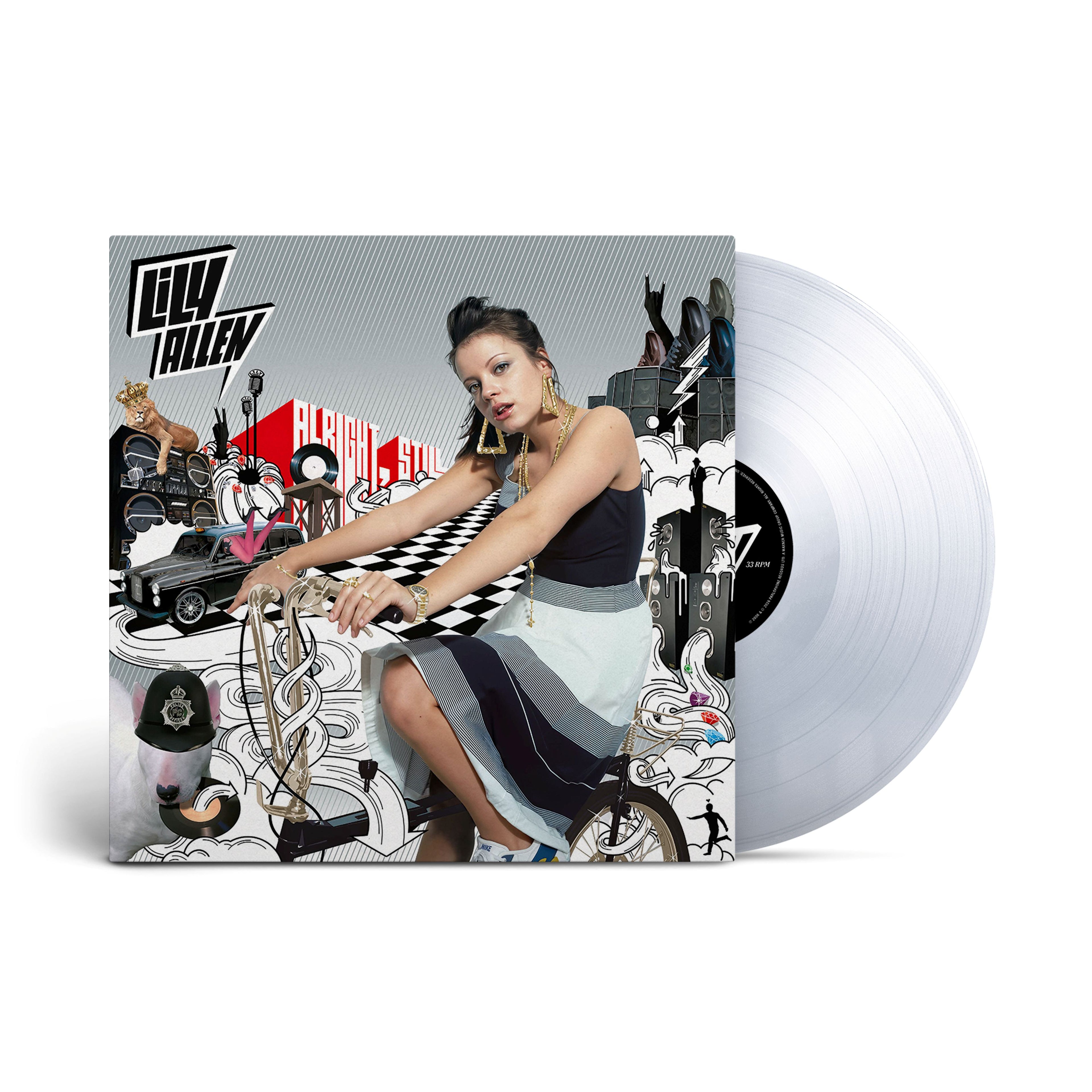 LILY ALLEN - ALRIGHT, STILL - CRYSTAL CLEAR VINYL LP