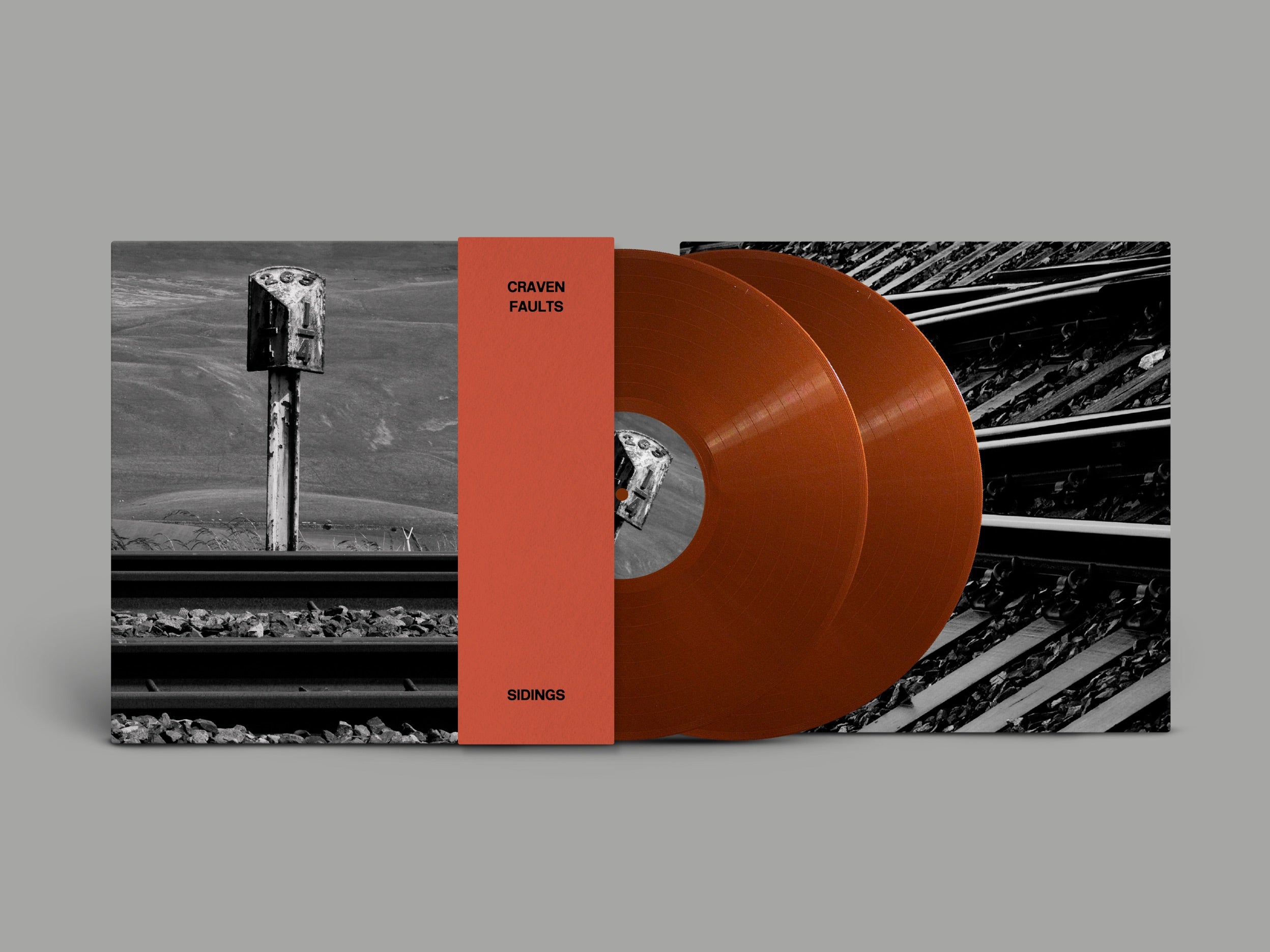 CRAVEN FAULTS - SIDINGS - LIMITED EDITION INDIES ONLY ‘FREIGHT BAUXITE’ 2LP VINYL (1000 ONLY)