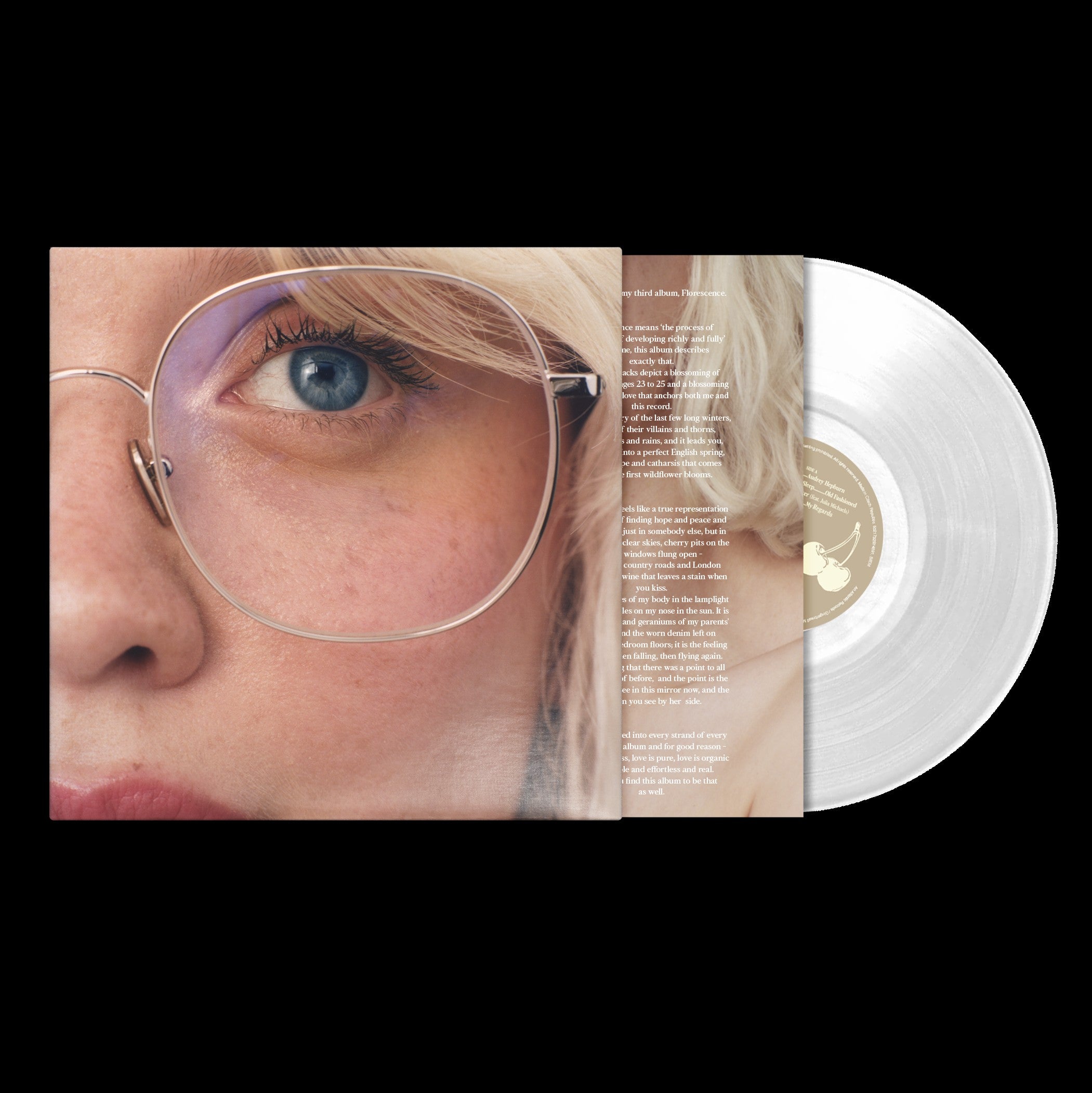 MAISIE PETER - FLORESCENCE - LIMITED EDITION INDIES DANDELION EDITION CLEAR VINYL LP WITH ALTERNATE ARTWORK