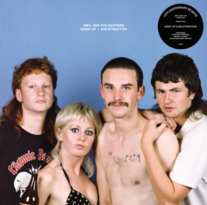 AMYL AND THE SNIFFERS - GIDDY UP/BIG ATTRACTION - 10 YEAR ANNIVERSARY BLACK VINYL LP