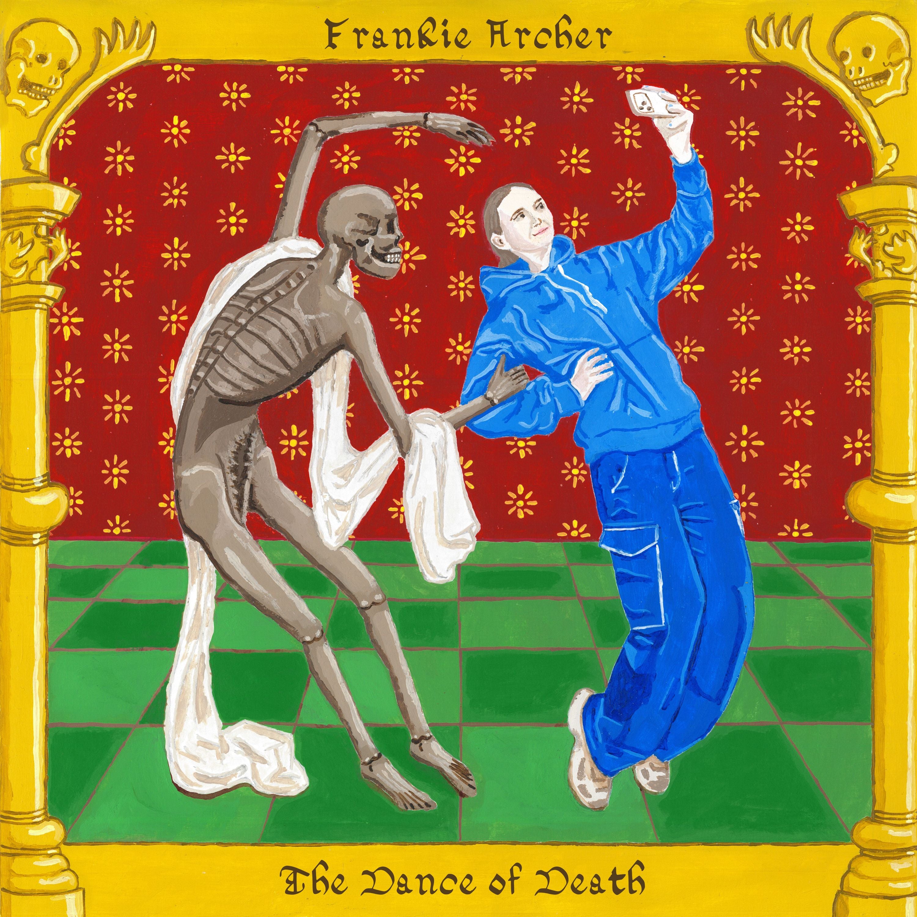 FRANKIE ARCHER - THE DANCE OF DEATH - DINKED EDITION 399 GREEN & RED QUAD EFFECT VINYL LP + BONUS 7”