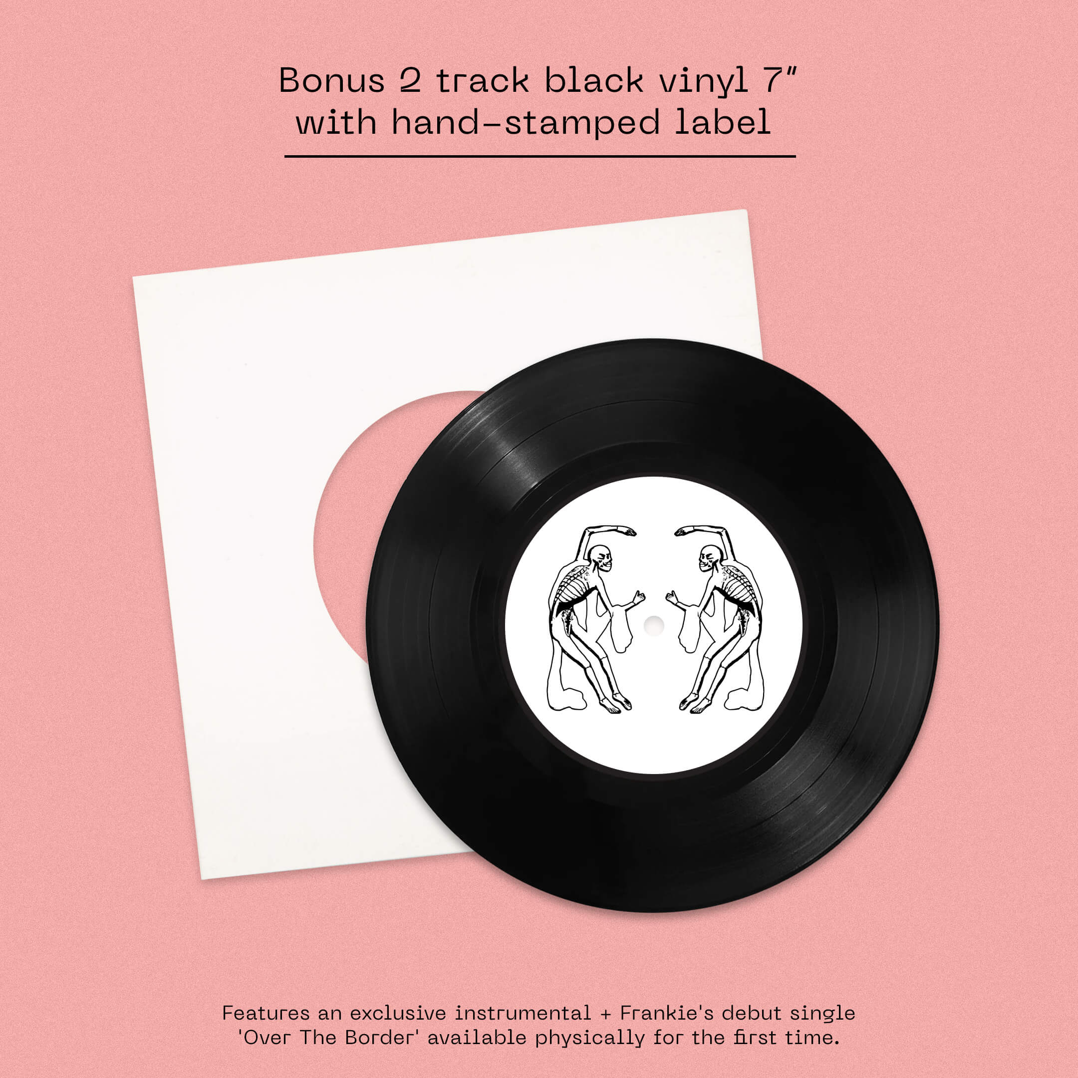 FRANKIE ARCHER - THE DANCE OF DEATH - DINKED EDITION 399 GREEN & RED QUAD EFFECT VINYL LP + BONUS 7”