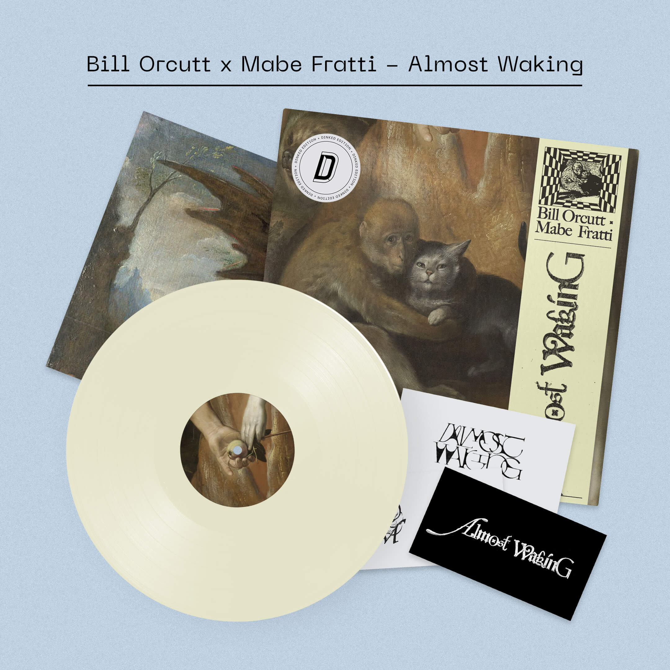 BILL ORCUTT & MABE FRATTI - ALMOST WAKING - DINKED EDITION 400 - 180g CREAM VINYL LP