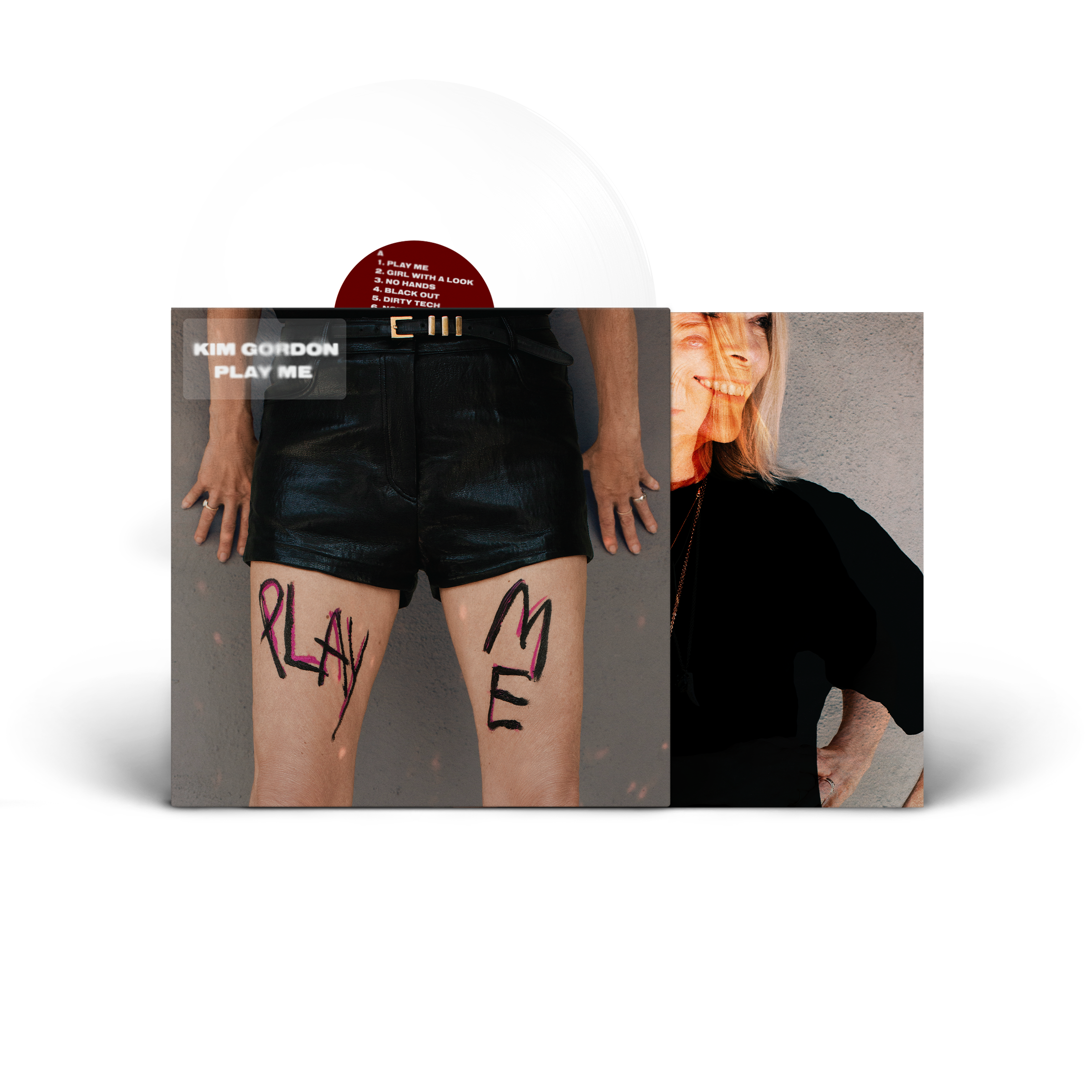 KIM GORDON - PLAY ME - LIMITED EDITION WHITE VINYL LP