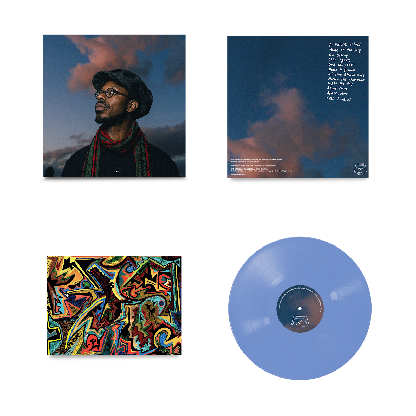 SHABAKA - OF THE EARTH - LIMITED EDITION BLUE VINYL LP INCLUDES ART INSERT