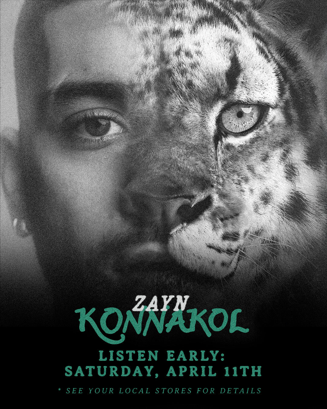 ZAYN - KONNAKOL EARLY LISTENING EVENT GUARANTEED ENTRY - INDIES EXCLUSIVE BLOOMING VINYL + FREE EXCLUSIVE TOTE BAG, POSTER & KEYRING.