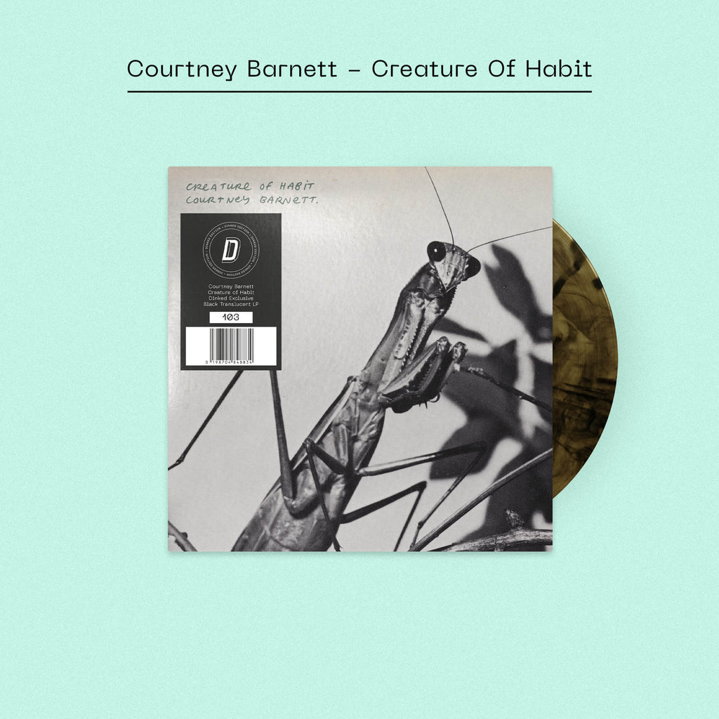 COURTNEY BARNETT - CREATURE OF HABIT - DINKED EDITION 390 - GALAXY BLACK TRANSLUCENT VINYL LP