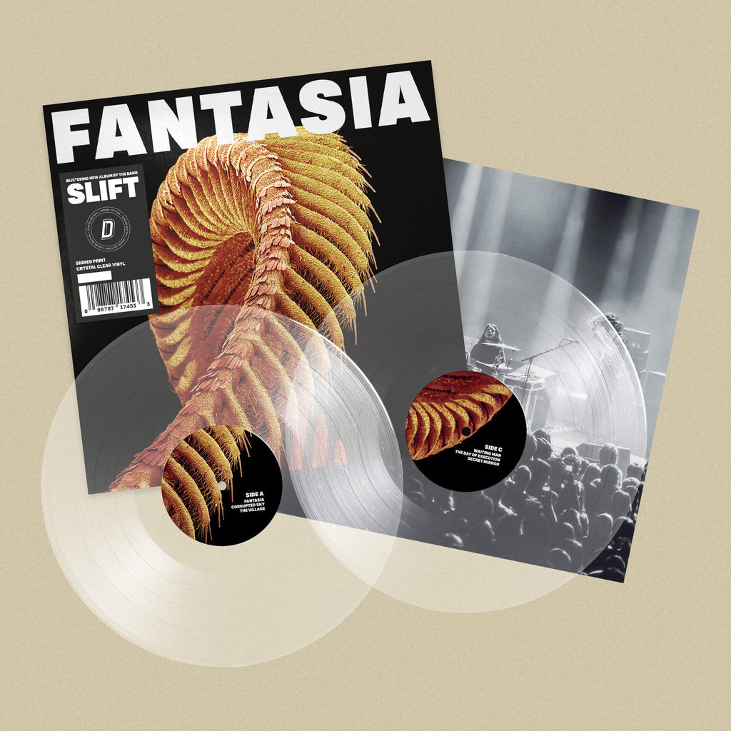 SLIFT - FANTASIA - DINKED EDITION 404 - CRYSTAL CLEAR VINYL 2LP & SIGNED PRINT
