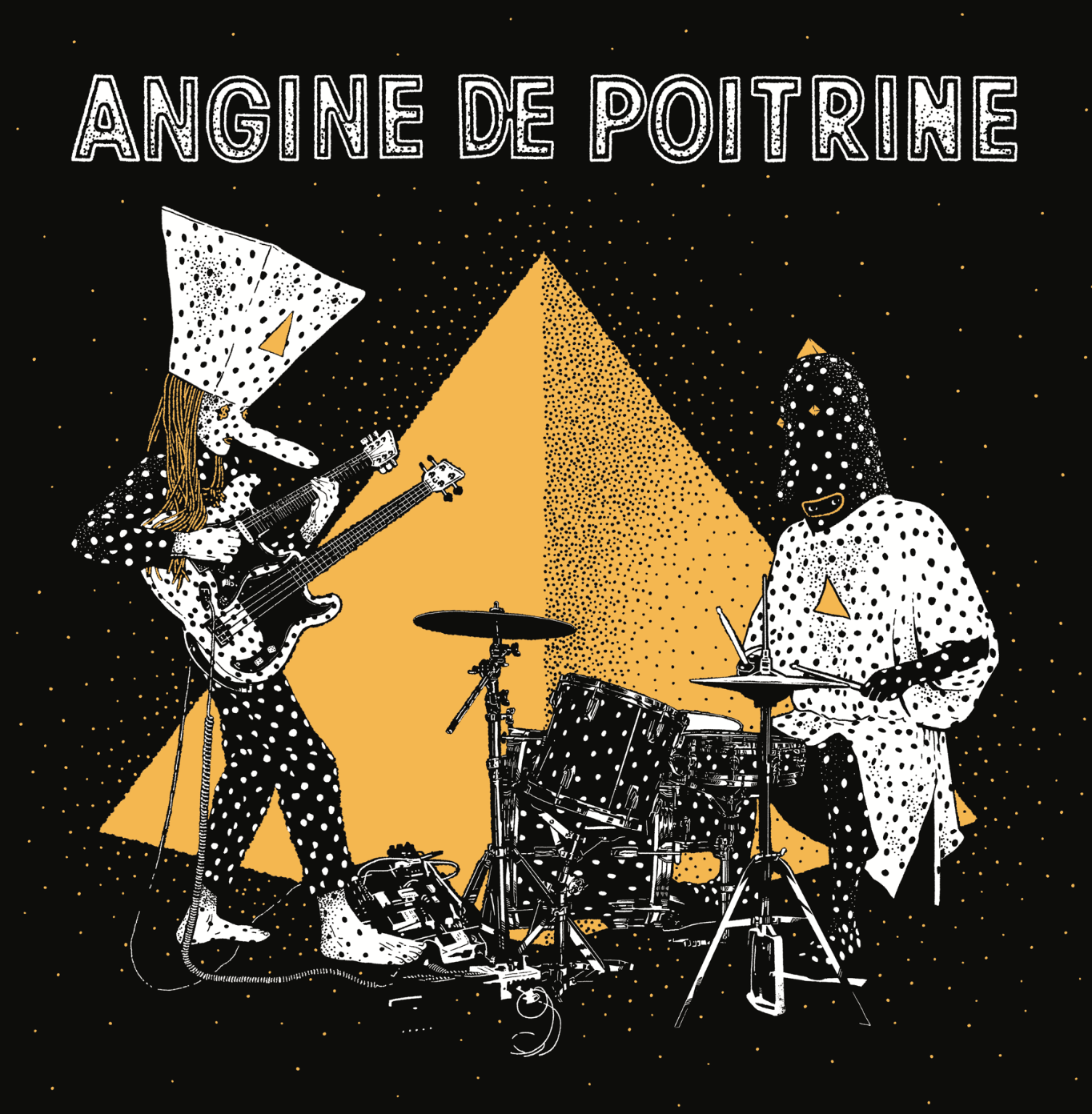 ANGINE DE POITRINE - VOLUME 2 - BLACK VINYL LP + PRINTED INSERT