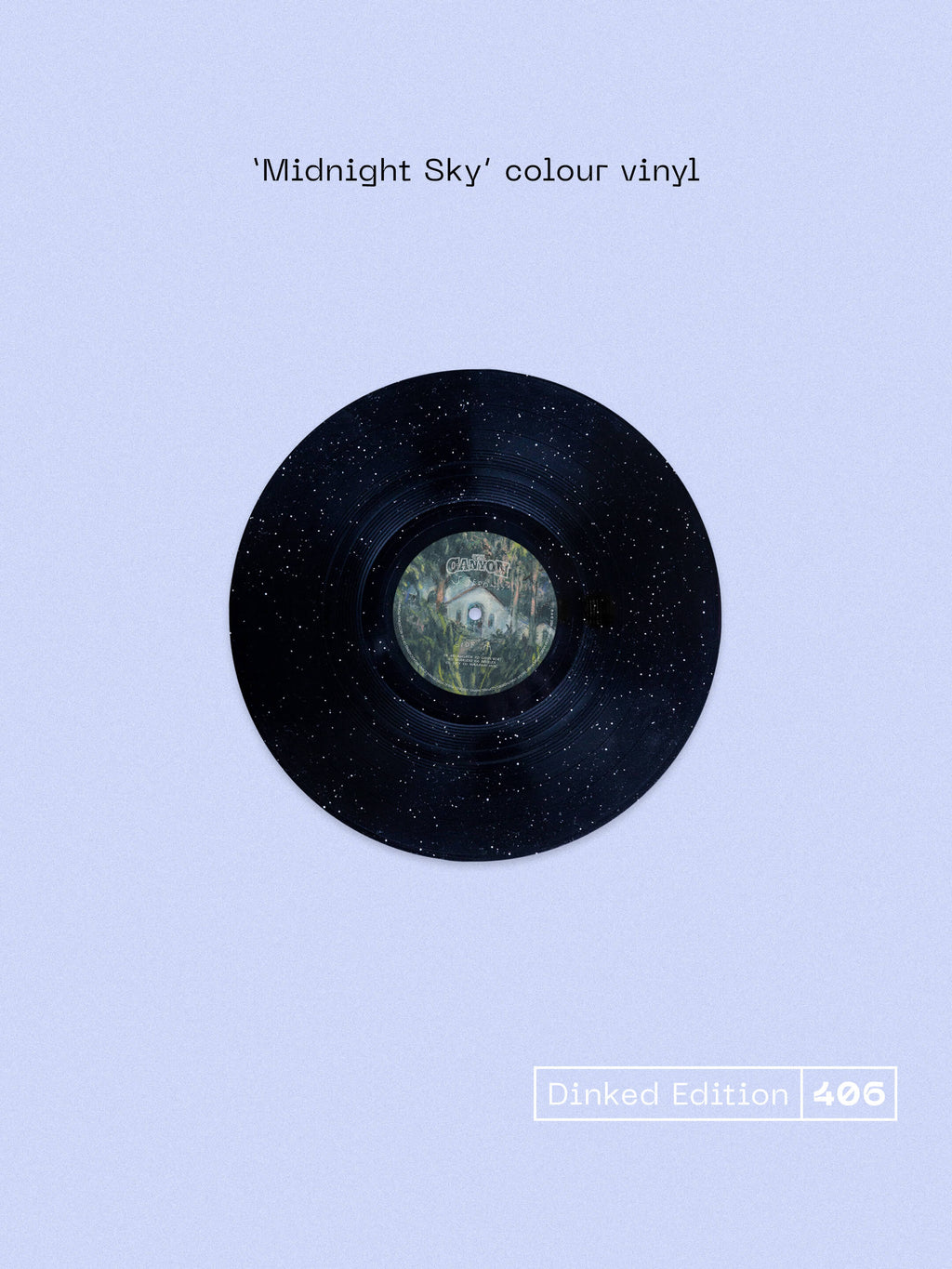 JJEROME87 - THE CANYON - DINKED EDITION 406 - MIDNIGHT SKY COLOUR VINYL LP + SIGNED ART CARD