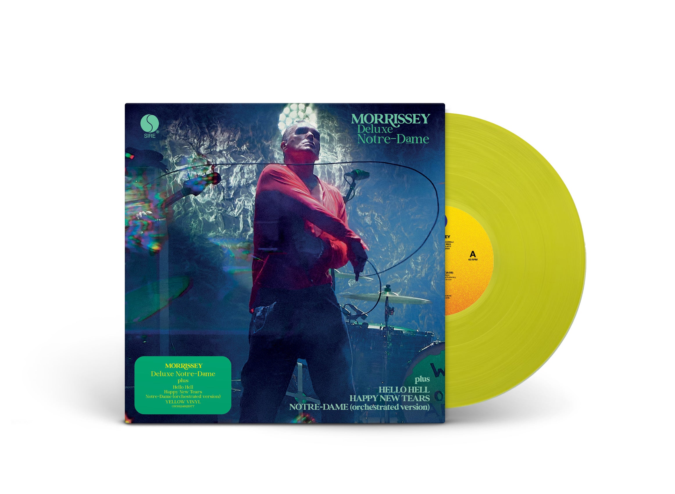 MORRISSEY - DELUXE NOTRE-DAME - LIMITED EDITION YELLOW 12” EP VINYL