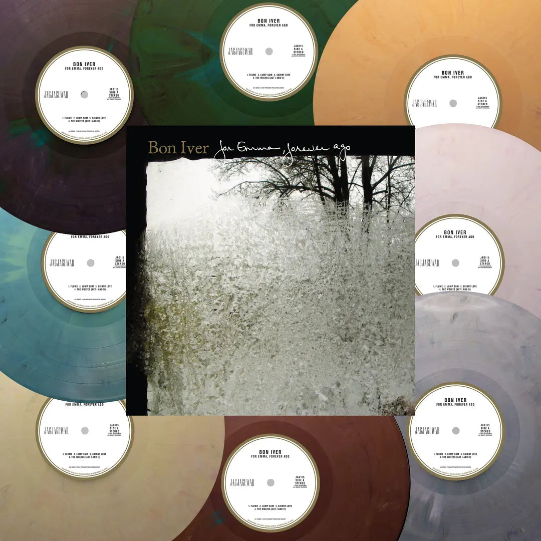 BON IVER - FOR EMMA, FOREVER AGO - LIMITED EDITION INDIES ONLY RANDOM COLOUR VINYL LP