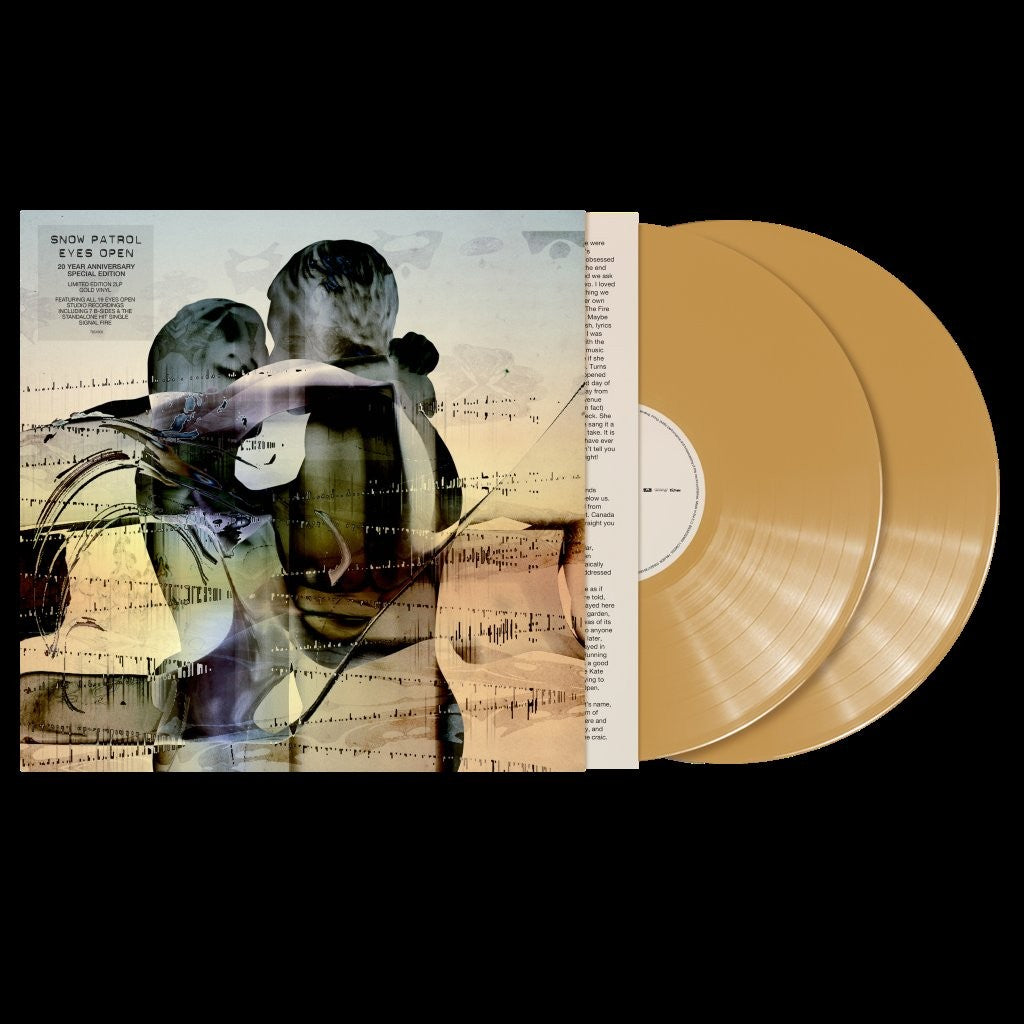 SNOW PATROL - EYES OPEN - 20 YEAR ANNIVERSARY SPECIAL EDITION GOLD 2LP VINYL