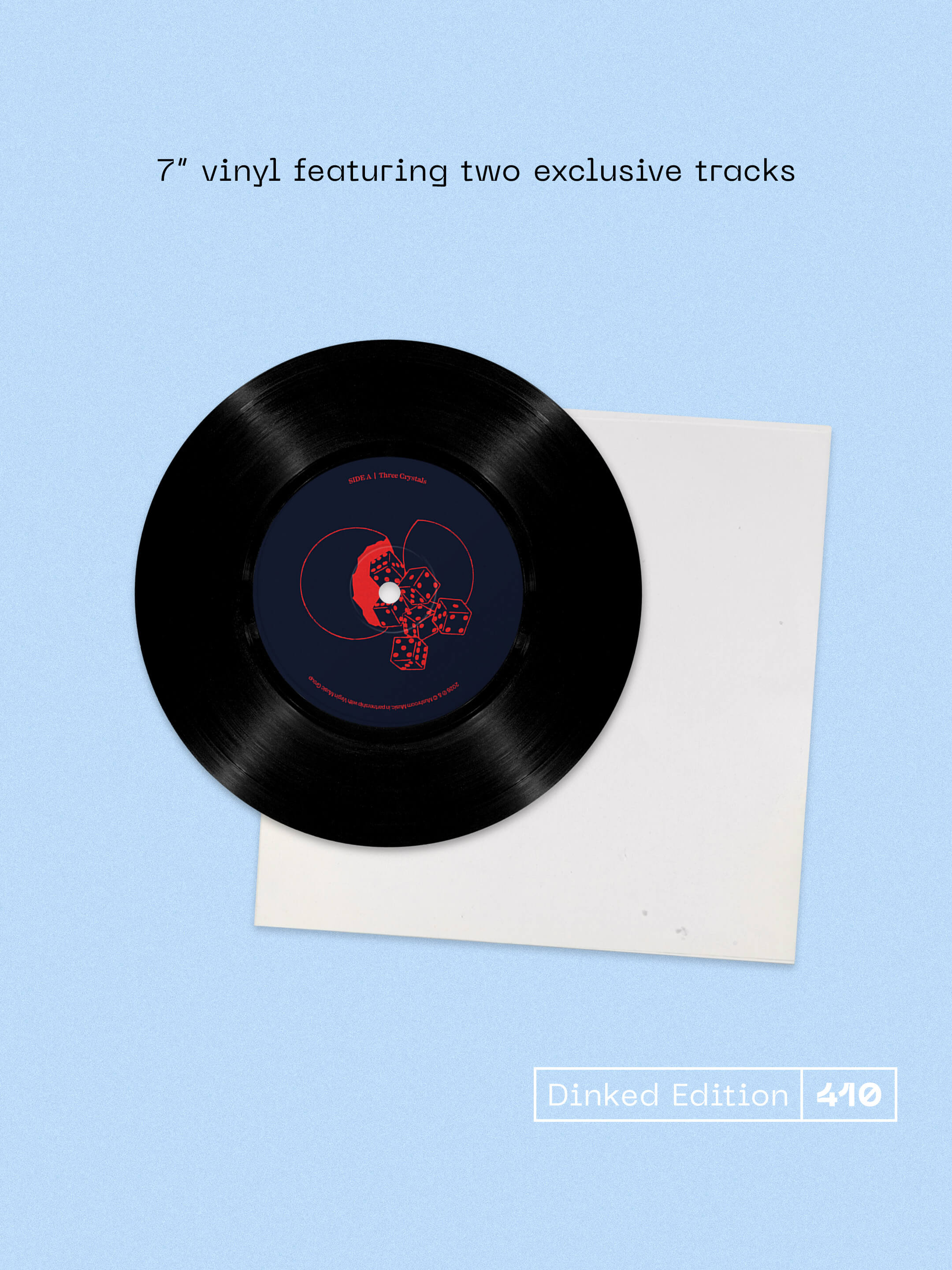 ANTONY SZMIEREK - DECODING BIRDSONG - DINKED EDITION 410 - BLUE & BLACK MARBLE WARBLE VINYL LP + 7” & SIGNED ART CARD