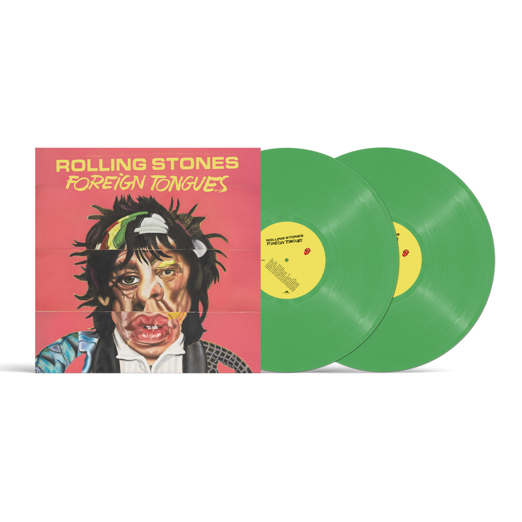 THE ROLLING STONES - FOREIGN TONGUES - LIMITED EDITION INDIES ONLY GREEN VINYL 2LP