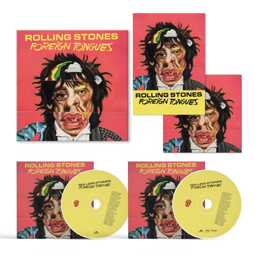 THE ROLLING STONES - FOREIGN TONGUES - LIMITED EDITION BOXSET - CD + BLU-RAY + ART PRINT + POSTER + BOOKLET