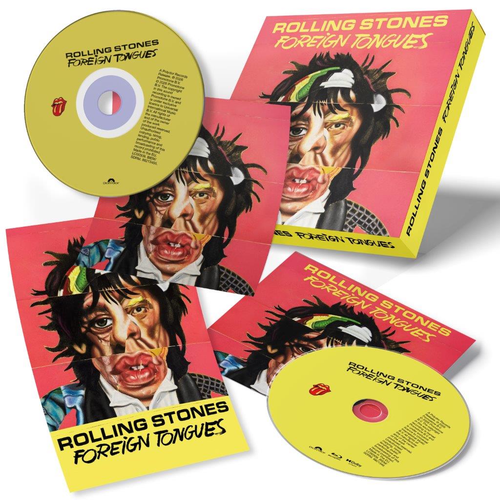 THE ROLLING STONES - FOREIGN TONGUES - LIMITED EDITION BOXSET - CD + BLU-RAY + ART PRINT + POSTER + BOOKLET