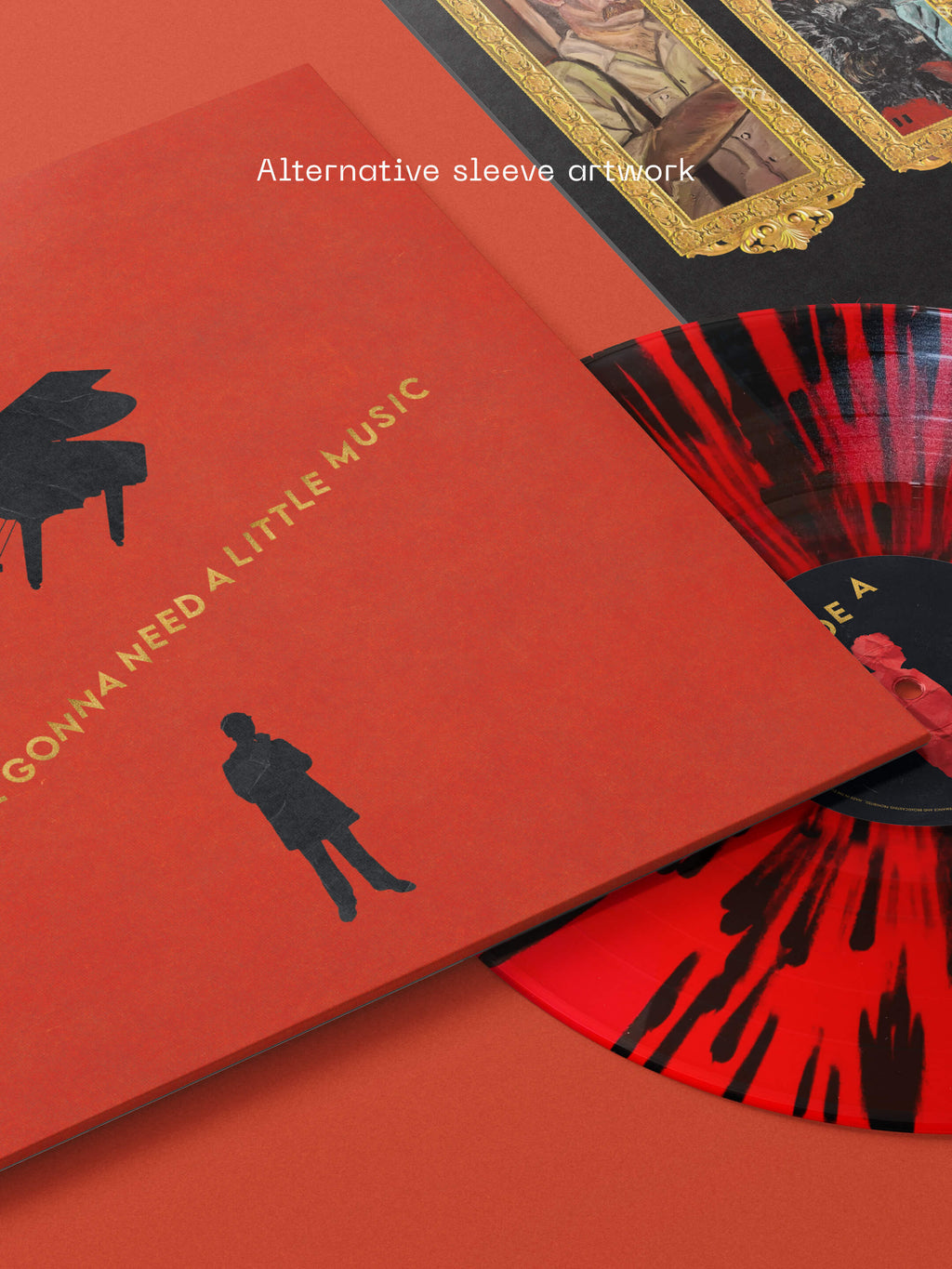YARD ACT - YOU’RE GONNA NEED A LITTLE MUSIC - DINKED EDITION 412 - RED & BLACK SPLATTER VINYL LP