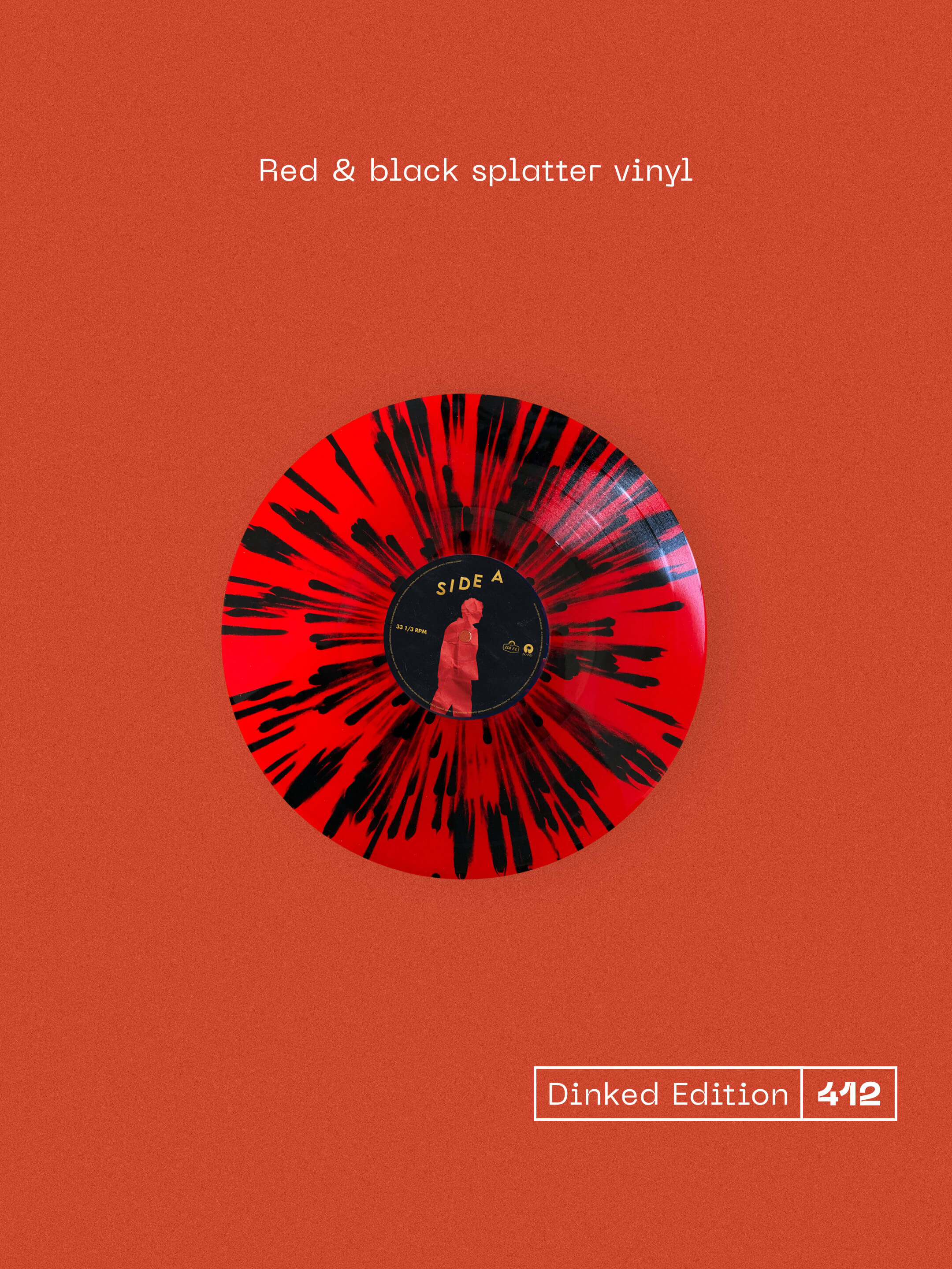 YARD ACT - YOU’RE GONNA NEED A LITTLE MUSIC - DINKED EDITION 412 - RED & BLACK SPLATTER VINYL LP