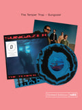 THE TEMPER TRAP - SUNGAZER - DINKED EDITION 405 - DEEP OCEAN BLUE & BLACK MARBLE VINYL LP