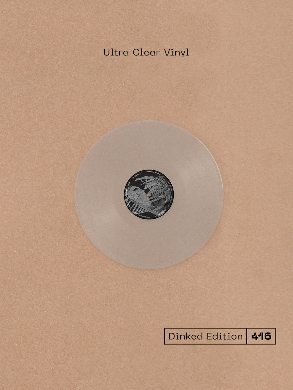 FORMAL SPPEEDWEAR - PUNCH CARD - DINKED EDITION 414 - ULTRA CLEAR VINYL LP + PRINT HAND SIGNED & NUMBERED