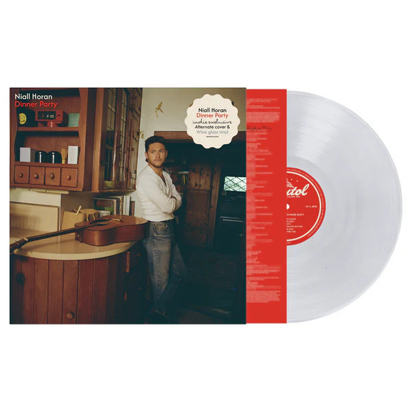 NIALL HORAN - DINNER PARTY - GUARANTEED ENTRY TO PRE-RELEASE LISTENING PARTY & PRE-ORDER OF INDIE EXCLUSIVE WINE GLASS COLOUR VINYL LP + TOTE BAG + POSTER