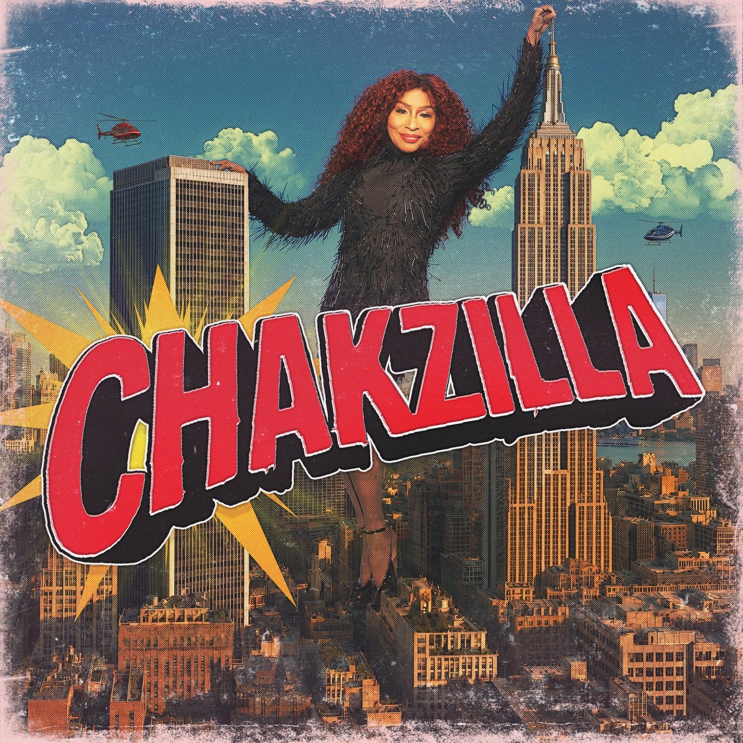 CHAKA KHAN - CHAKZILLA - RETAIL EXCLUSIVE INKPLOSION RED & BLACK VINYL LP