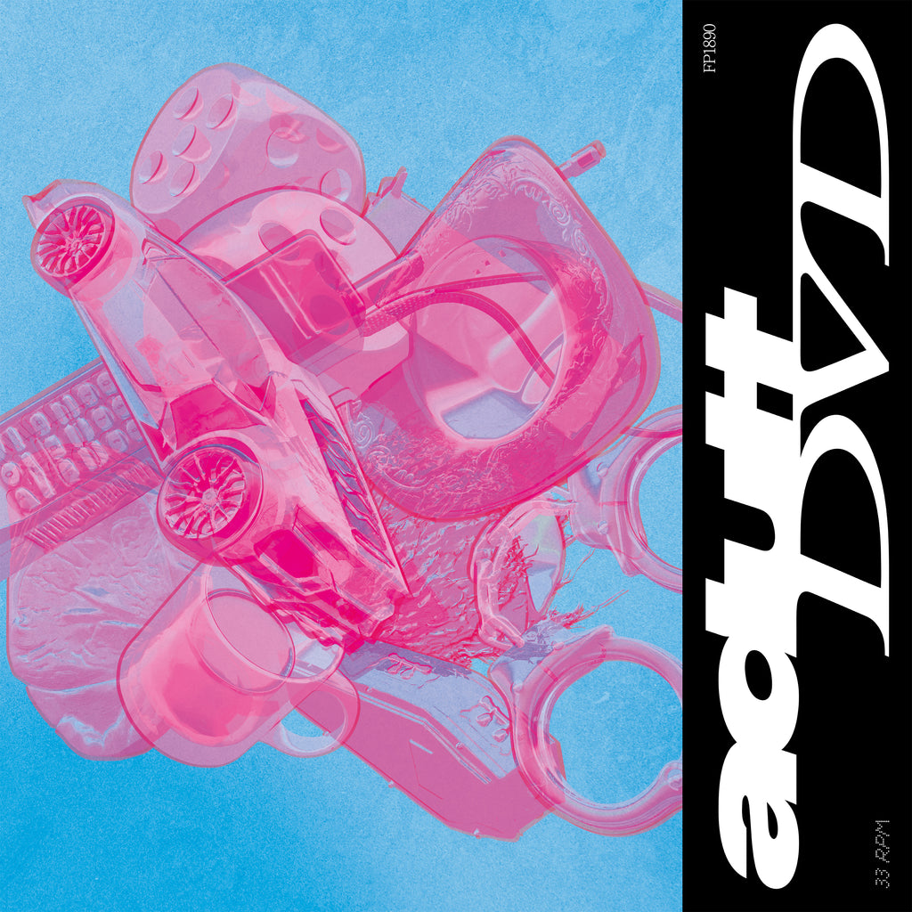 ADULT DVD - ADULT DVD - DINKED EDITION 424 - TRANSPARENT BLUE VINYL LP + STICKER SHEET & SIGNED PHOTO