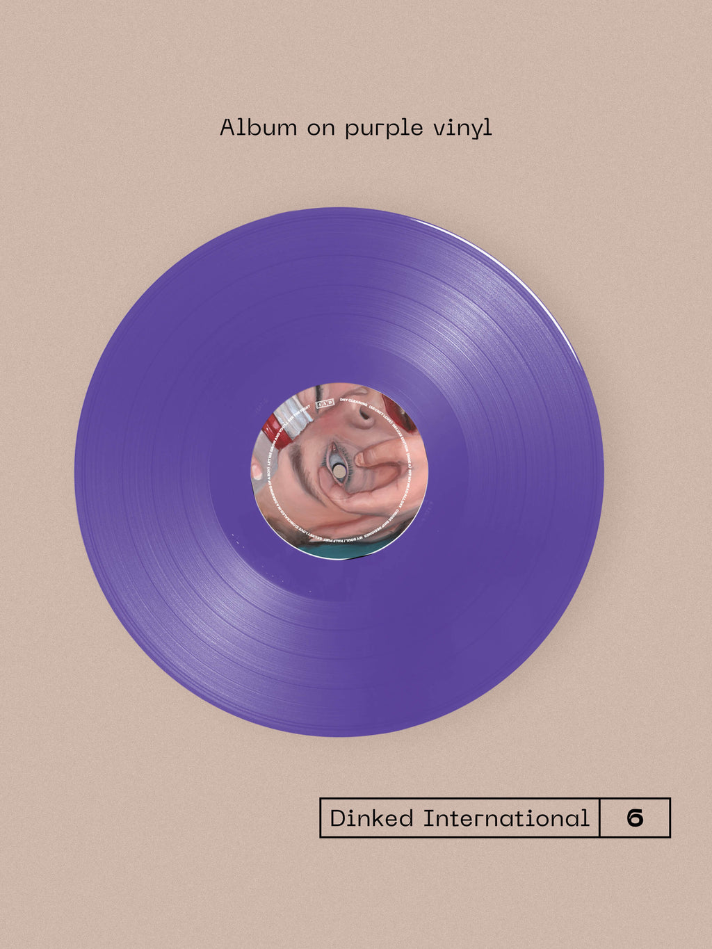 DRY CLEANING - SECRET LOVE DELUXE EDITION - DINKED INTERNATIONAL 06 - PURPLE VINYL LP + BONUS MINT 12” INC 3 NEW TRACKS - LIMITED PRESSING