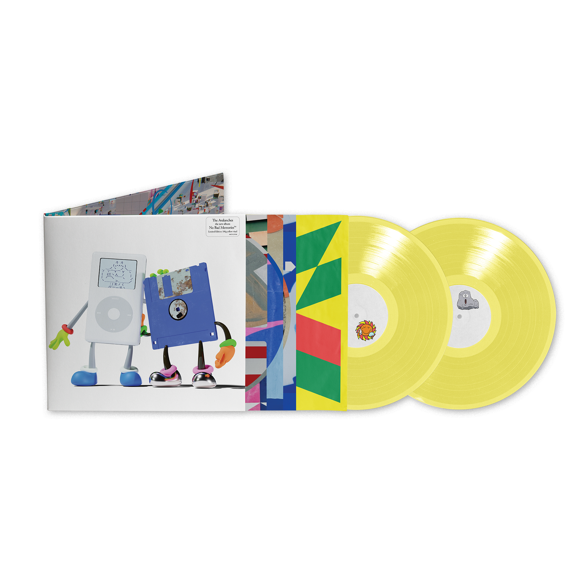 AVALANCHES - NO BAD MEMORIES - LIMITED EDITION DOUBLE YELLOW VINYL 2LP