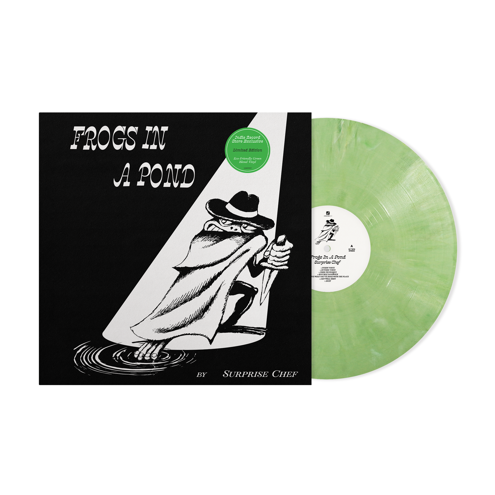 SURPRISE CHEF - FROGS IN A POND - INDIE EXCLUSIVE JADE GREEN COLOUR VINYL LP
