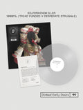SILVERWINGKILLER - 1000% (TRIAD FUNDED X DESPERATE STRUGGLE) - DINKED EARLY DOORS EDITION NUMBER 11 - CRYSTAL CLEAR VINYL LP + SIGNED & NUMBERED INSERT - LTD TO 500 COPIES