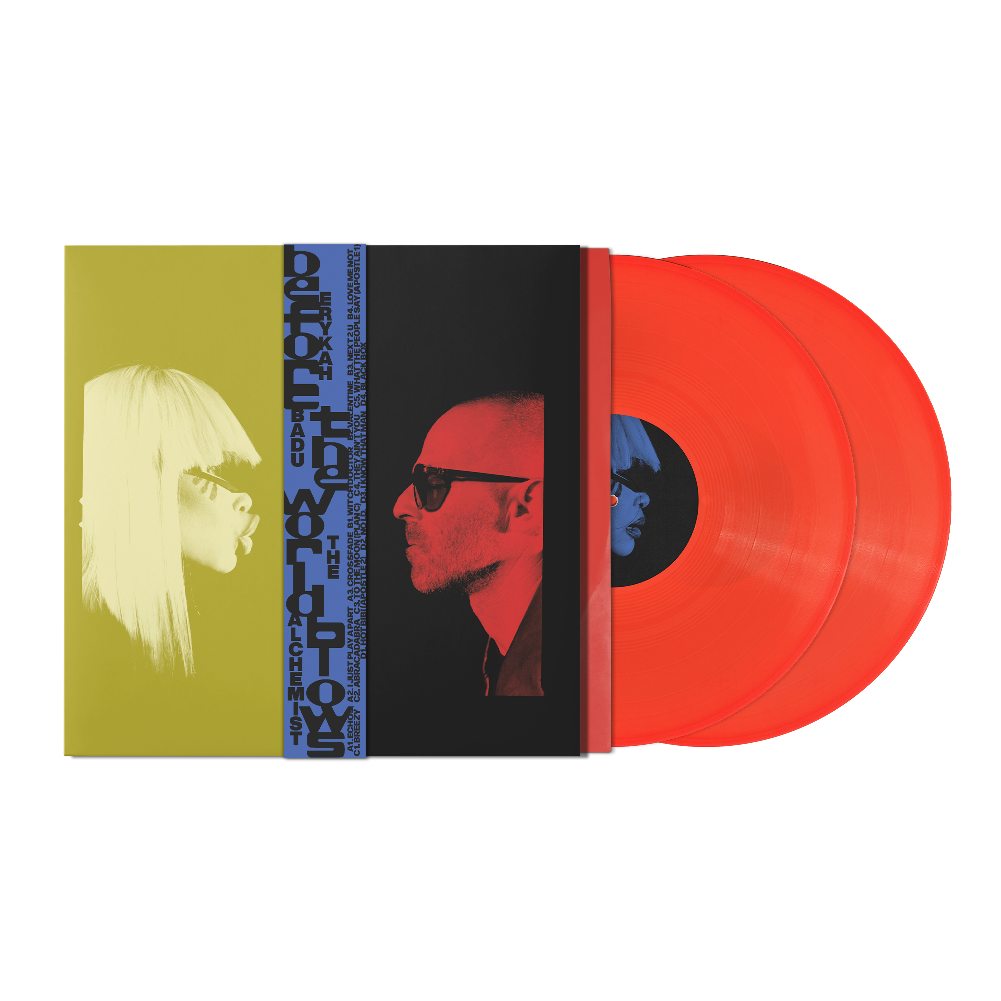 ERYKAH BADU & THE ALCHEMIST- BEFORE THE WORLD BLOWS - LIMITED EDITION INDIES EXCLUSIVE NEON ORANGE INDIES VINYL 2LP