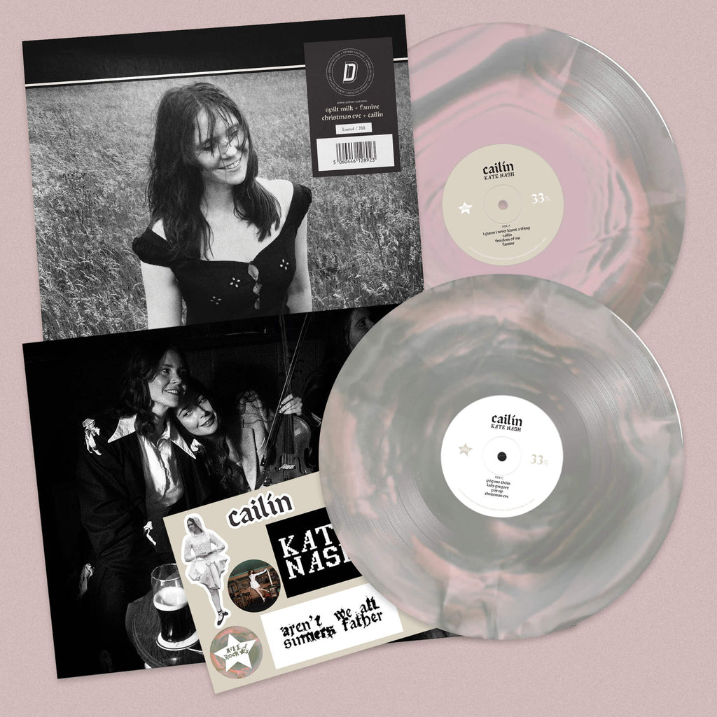 KATE NASH - CAILIN - DINKED EDITION 442 - ‘ROWAN’ PINK & GREY VINYL 2LP + SIGNED PRINT & STICKER SET - PRE ORDER OUT 22ND JAN 2027