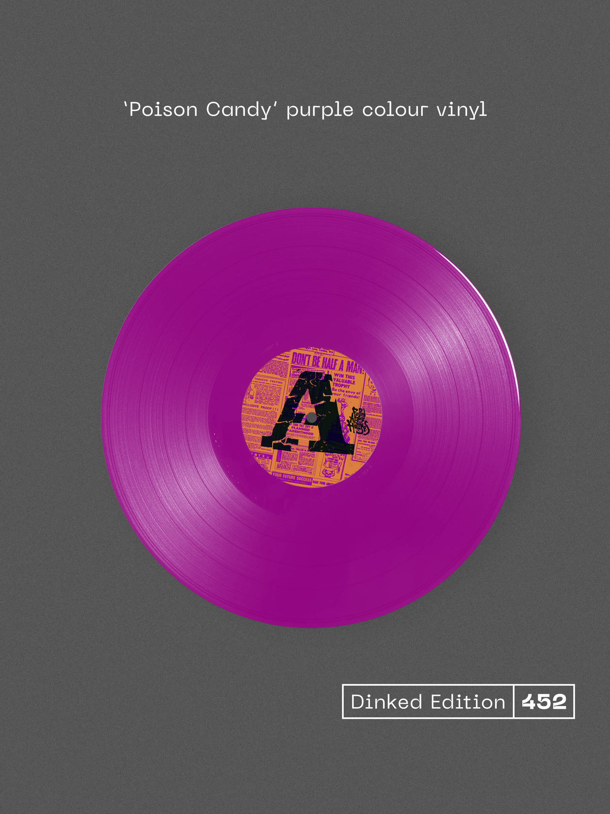 PULLED APART BY HORSES - DOPAMINE HITS - DINKED EDITION 452 - 'POISON CANDY' PURPLE COLOUR VINYL LP + SIGNED POSTCARD - PRE ORDER OUT 12TH FEB 2027