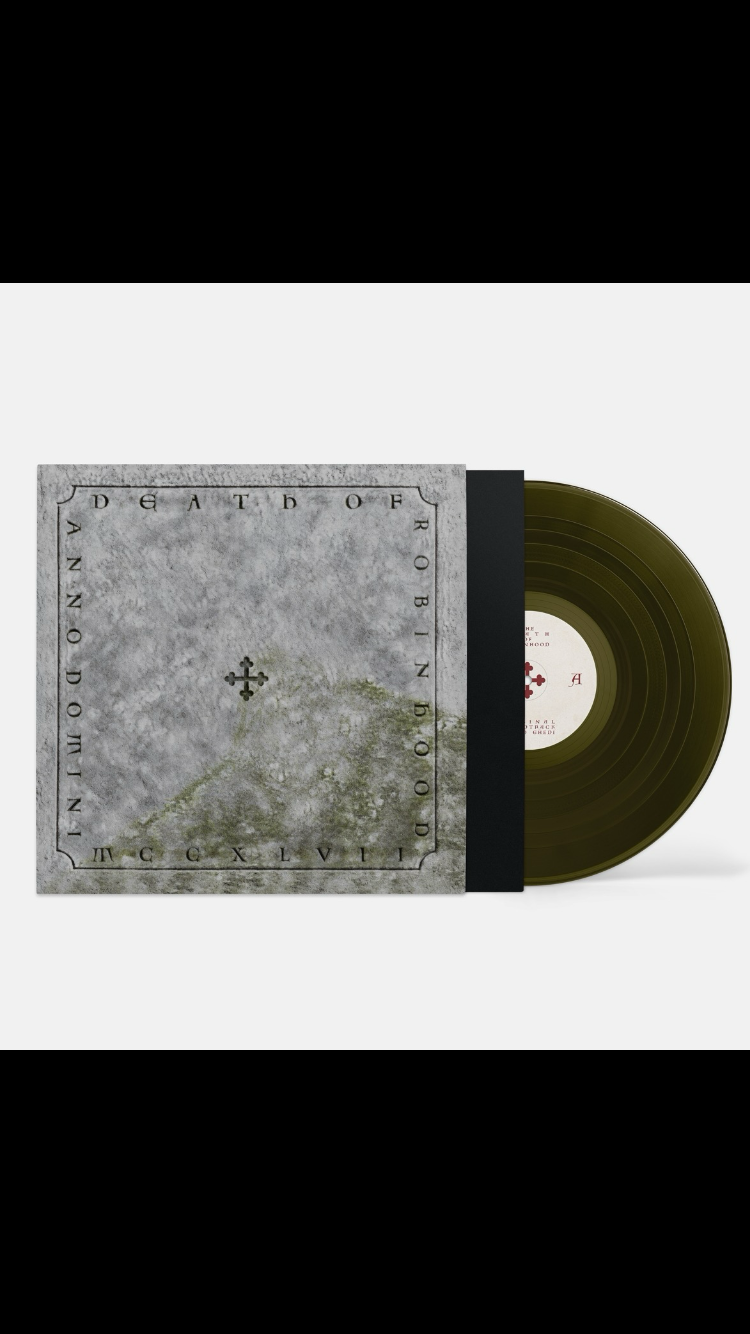 JIM GHEDI - THE DEATH OF ROBIN HOOD - OST TRANSPARENT ENGLISH MOSS VINYL LP - PRE ORDER 16th OCT 2026