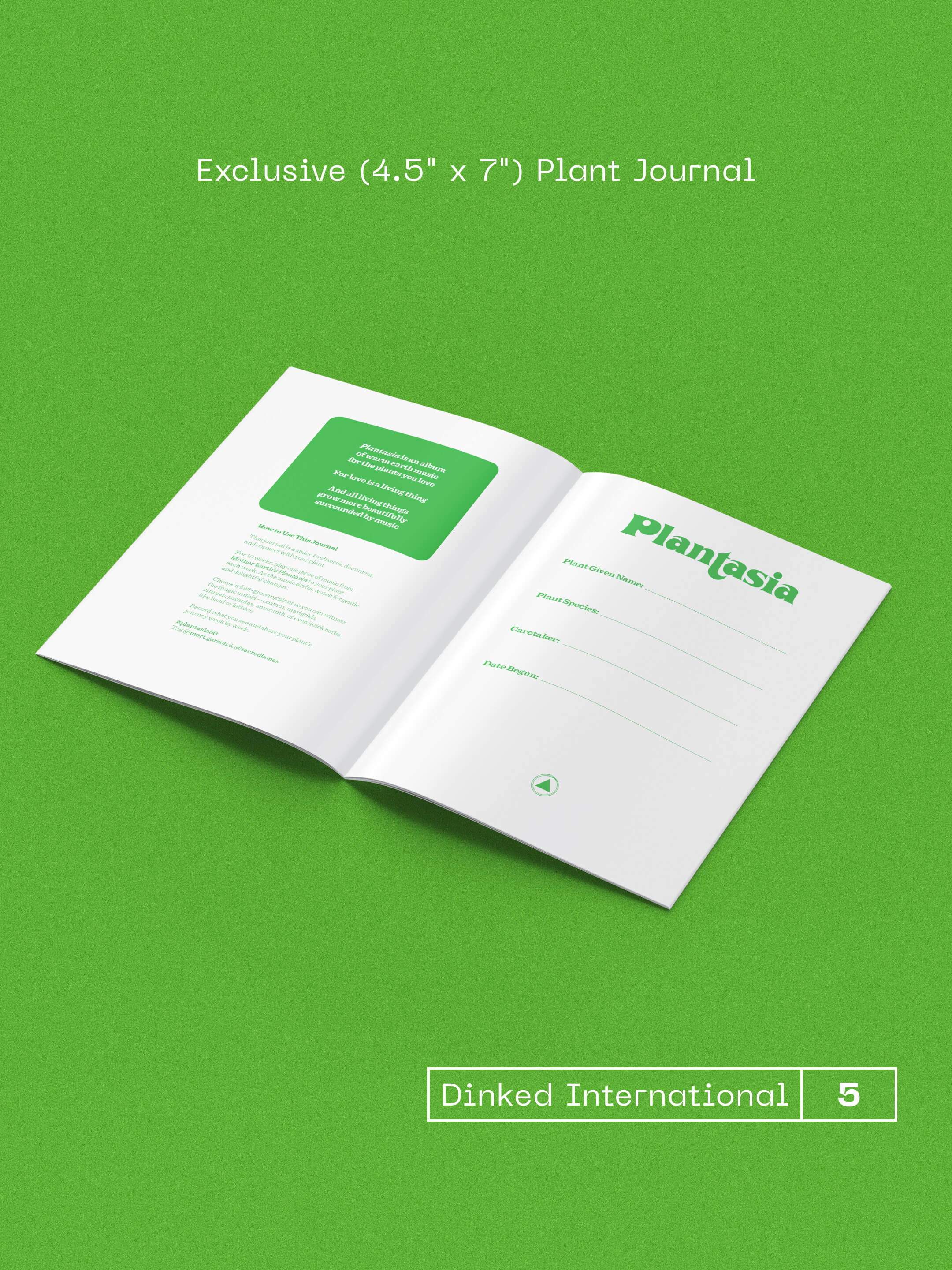 MORT GARSON - MOTHER EARTH'S PLANTASIA 50TH ANNIVERSARY - DINKED INTERNATIONAL EDITION 05 - SPRUCE COLOUR VINYL LP