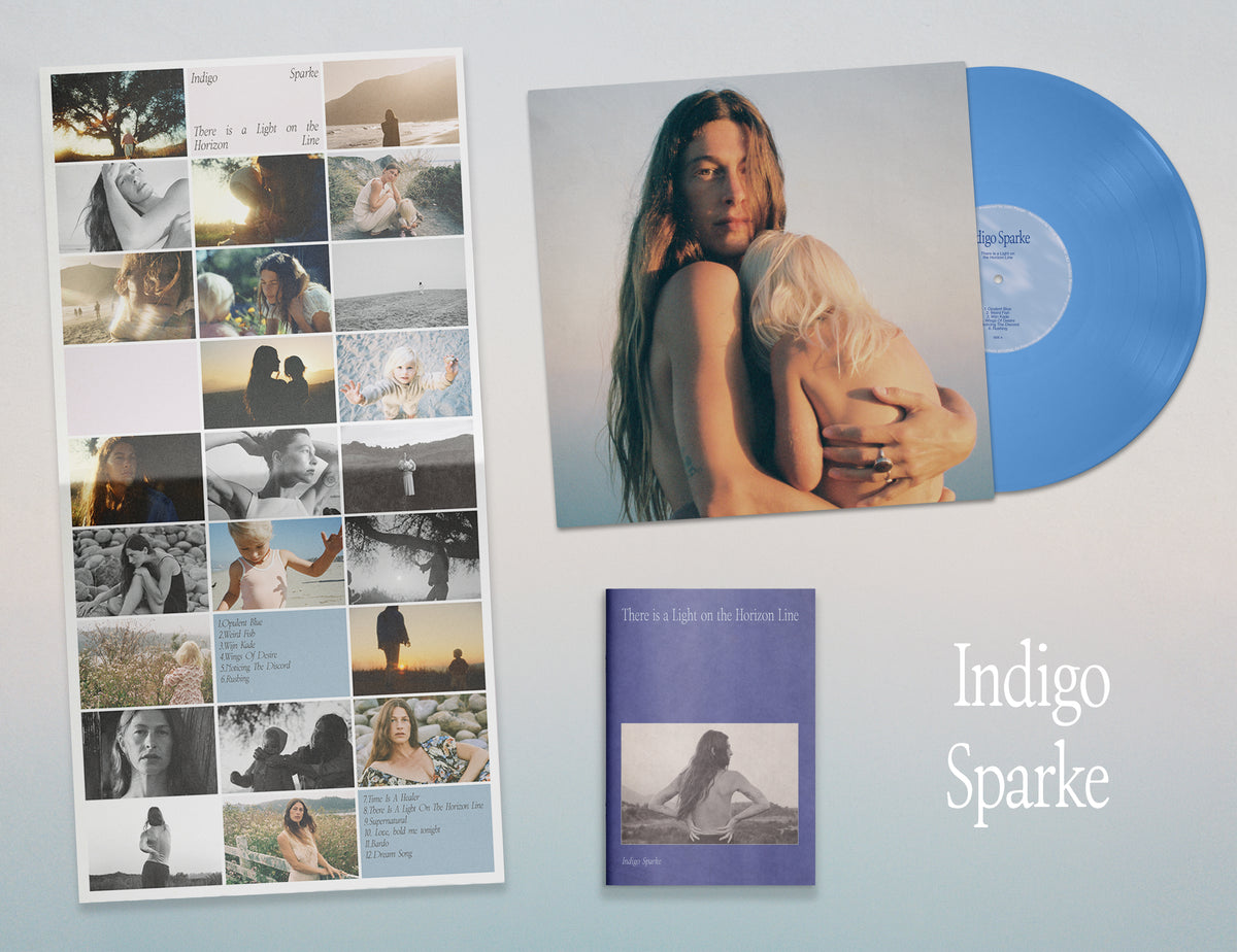INDIGO SPARKE - THERE IS A LIGHT ON THE HORIZON LINE - LIMITED EDITION HEAVENLY CORNFLOWER BLUE VINYL LP - PRE ORDER OUT 12TH FEBRUARY 2027
