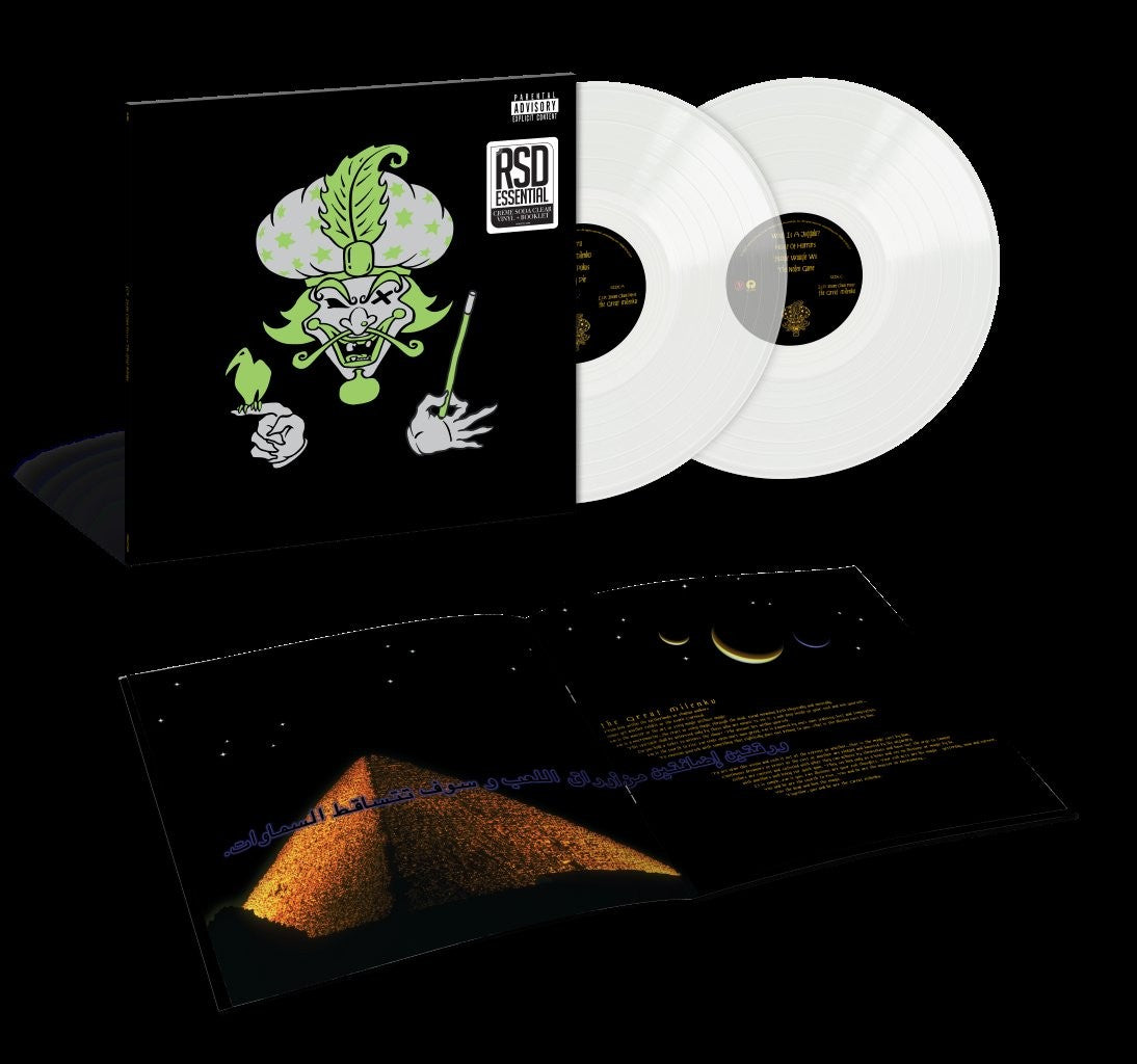 INSANE CLOWN POSSE - THE GREAT MILENKO - LIMITED EDITION RSD SHOPS EXCLUSIVE CREME SODA CLEAR VINYL 2LP