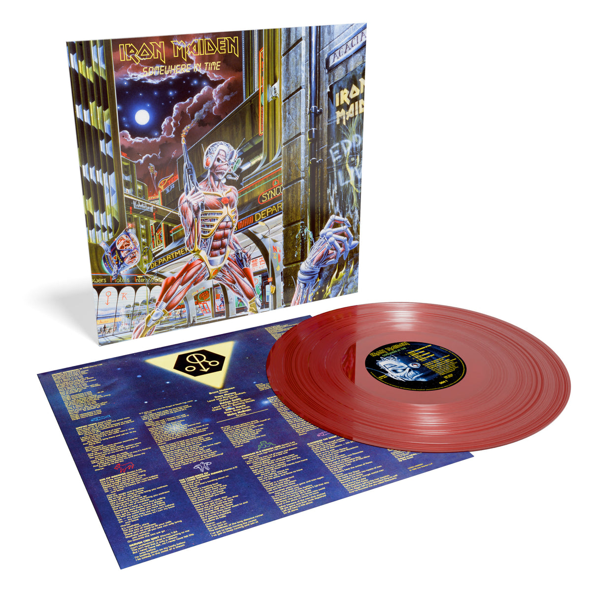 IRON MAIDEN - SOMEWHERE IN TIME (40TH ANNIVERSARY) - LIMITED EDITION OXBLOOD VINYL LP