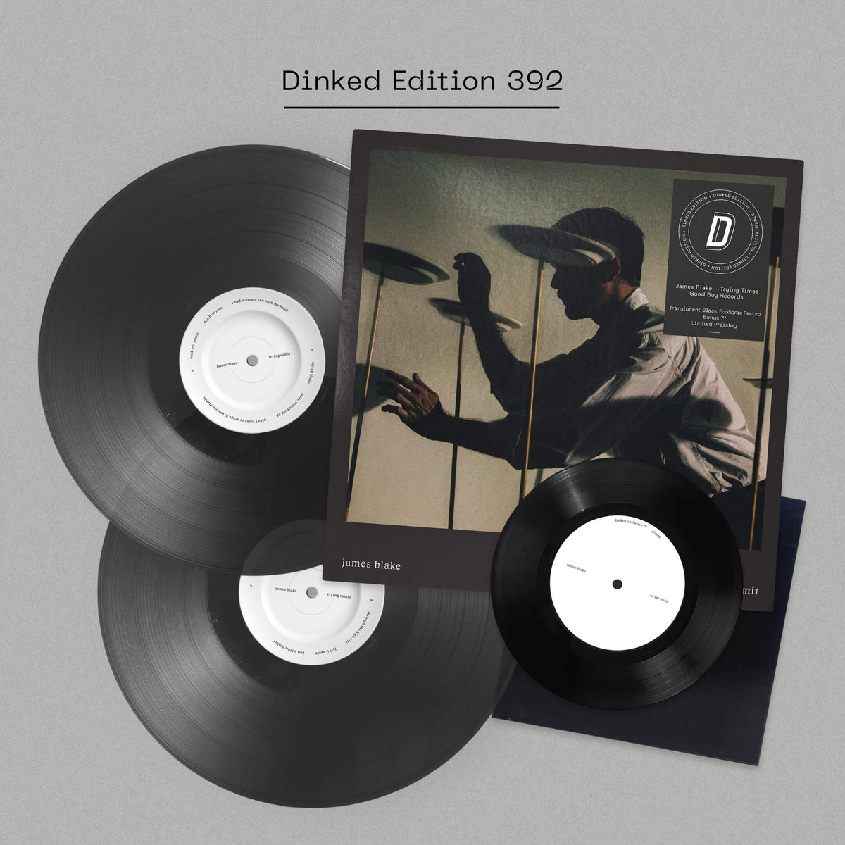 JAMES BLAKE - TRYING TIMES - DINKED EDITION TRANSLUCENT BLACK ECOSONIC ...