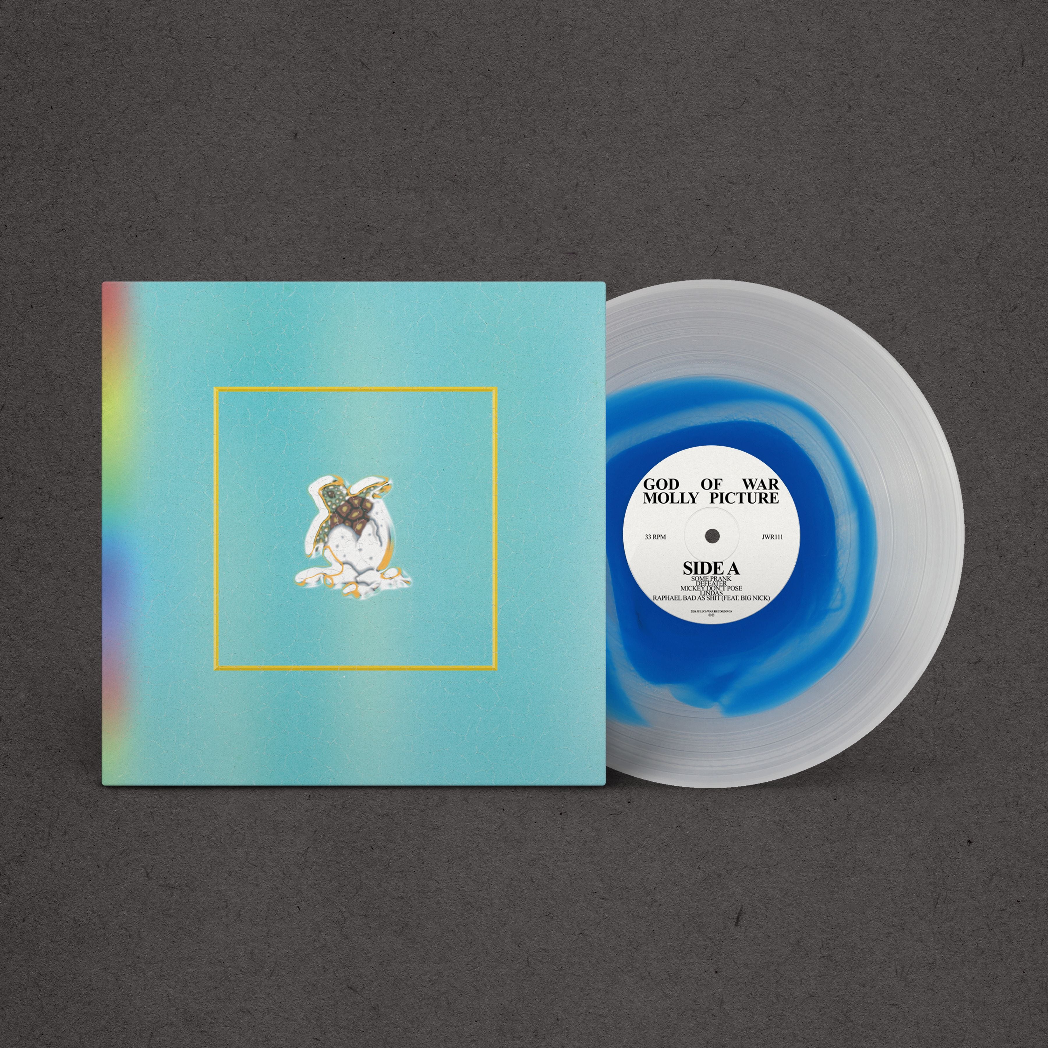 GOD OF WAR - MOLLY PICTURE - LIMITED INDIE EXCLUSIVE BLUE IN CLEAR VINYL LP