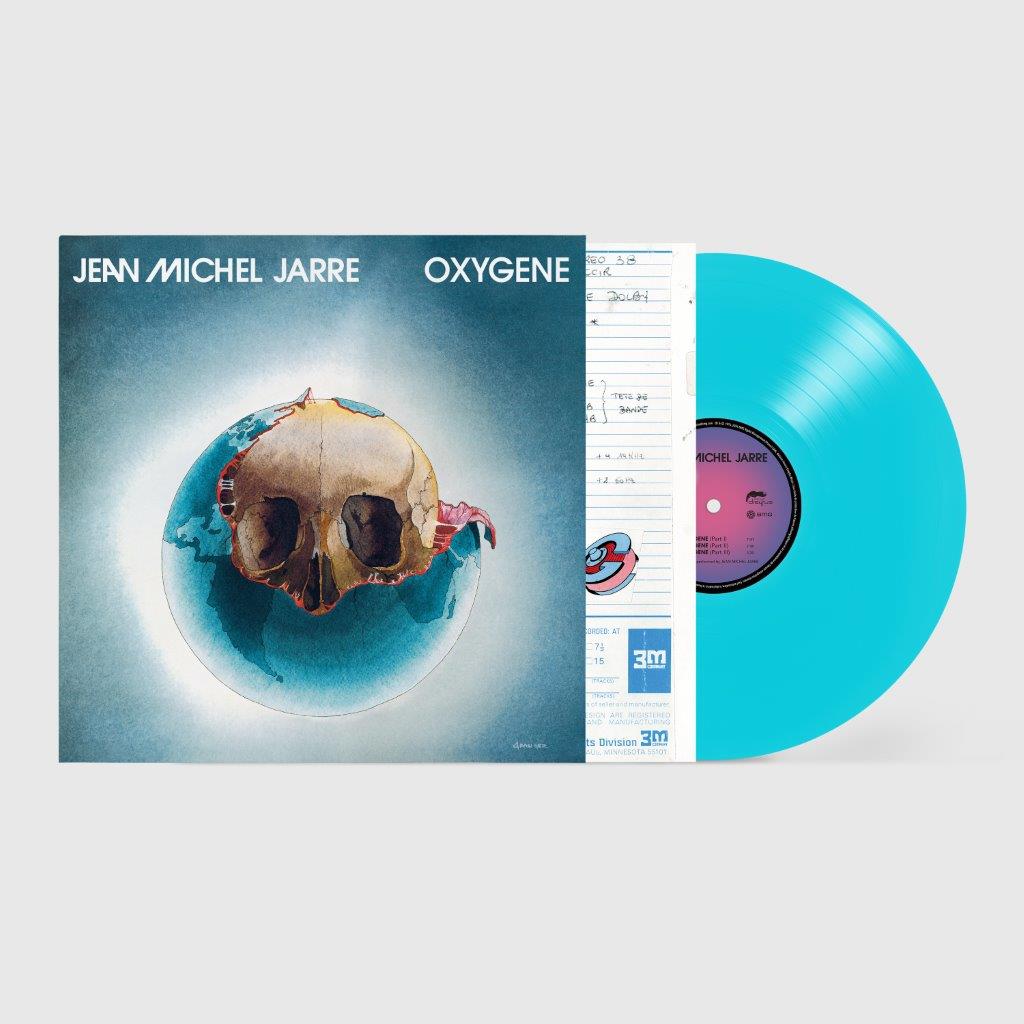 JEAN-MICHEL JARRE - OXYGENE (5OTH ANNIVERSARY) - LIMITED EDITION TRANSPARENT TURQUOISE VINYL LP - PRE ORDER OUT 20TH NOVEMBER 2026