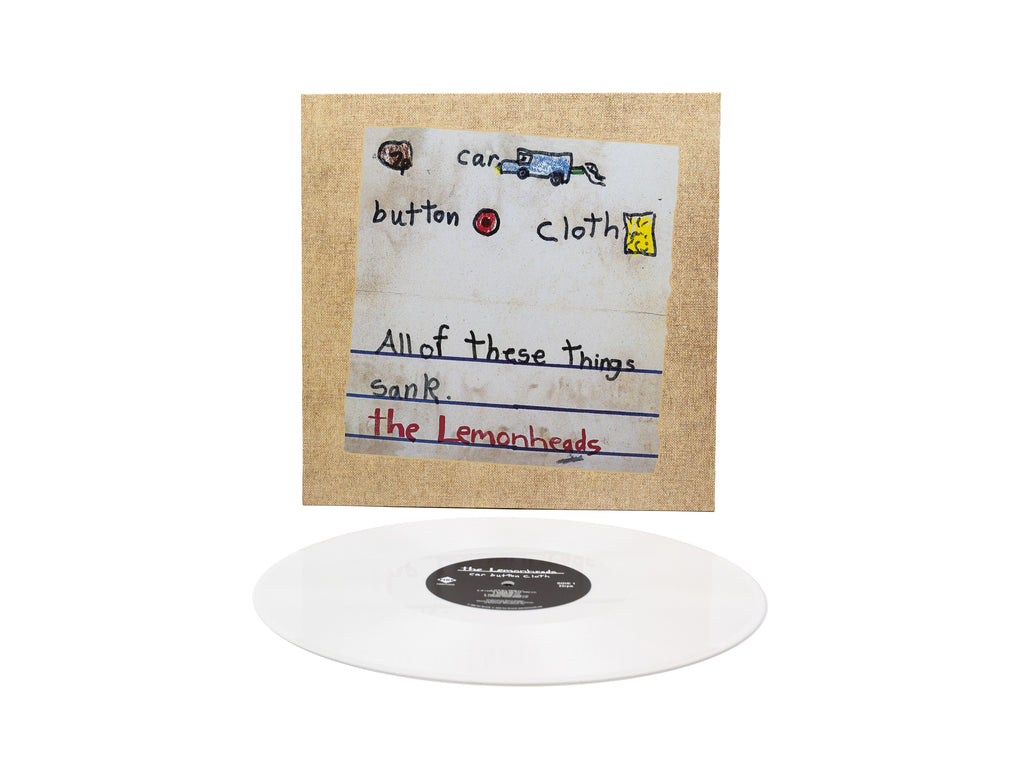 THE LEMONHEADS - CAR BUTTON CLOTH 30TH ANNIVERSARY EDITION - LIMITED WHITE VINYL LP